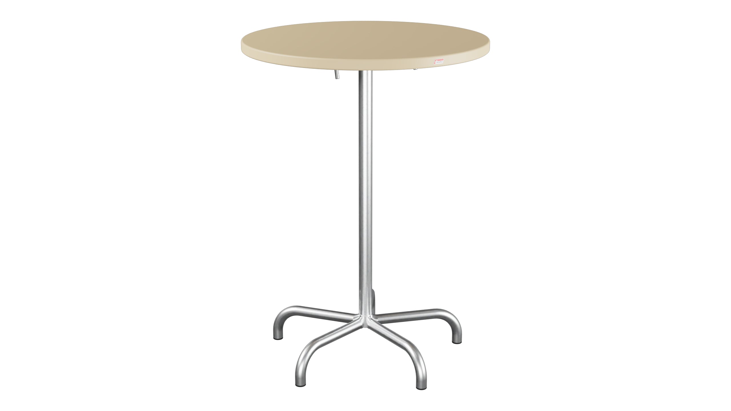 Säntis metal bar table outdoor ø80/110 foldable