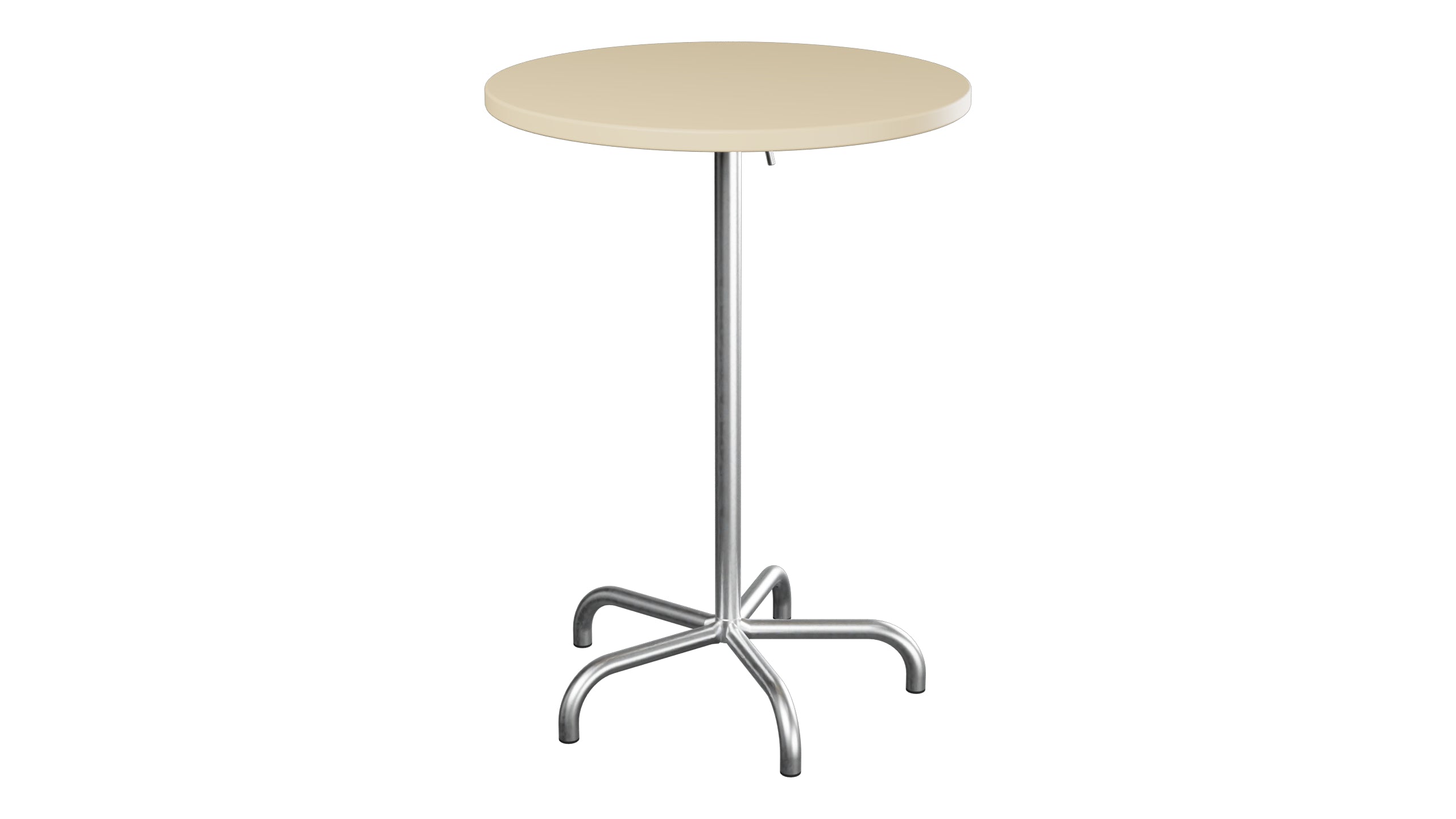 Säntis Metall-Stehtisch Outdoor ø80 / 110 klappbar in Pastellbraun präsentiert im Onlineshop von KAQTU Design AG. Hochtisch Outdoor ist von Schaffner