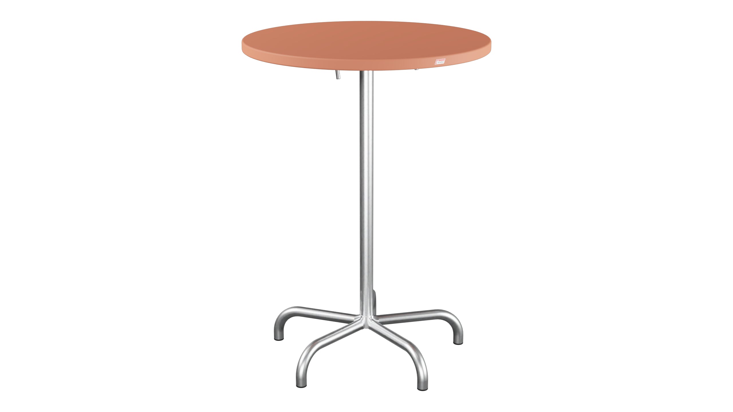 Säntis metal bar table outdoor ø80/110 foldable