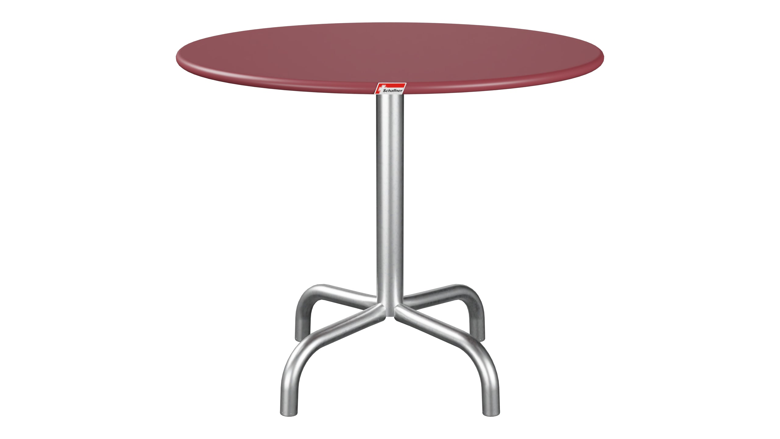 Rigi Metall-Beistelltisch Outdoor ø60 / 50 in Bordeaux präsentiert im Onlineshop von KAQTU Design AG. Beistelltisch Outdoor ist von Schaffner