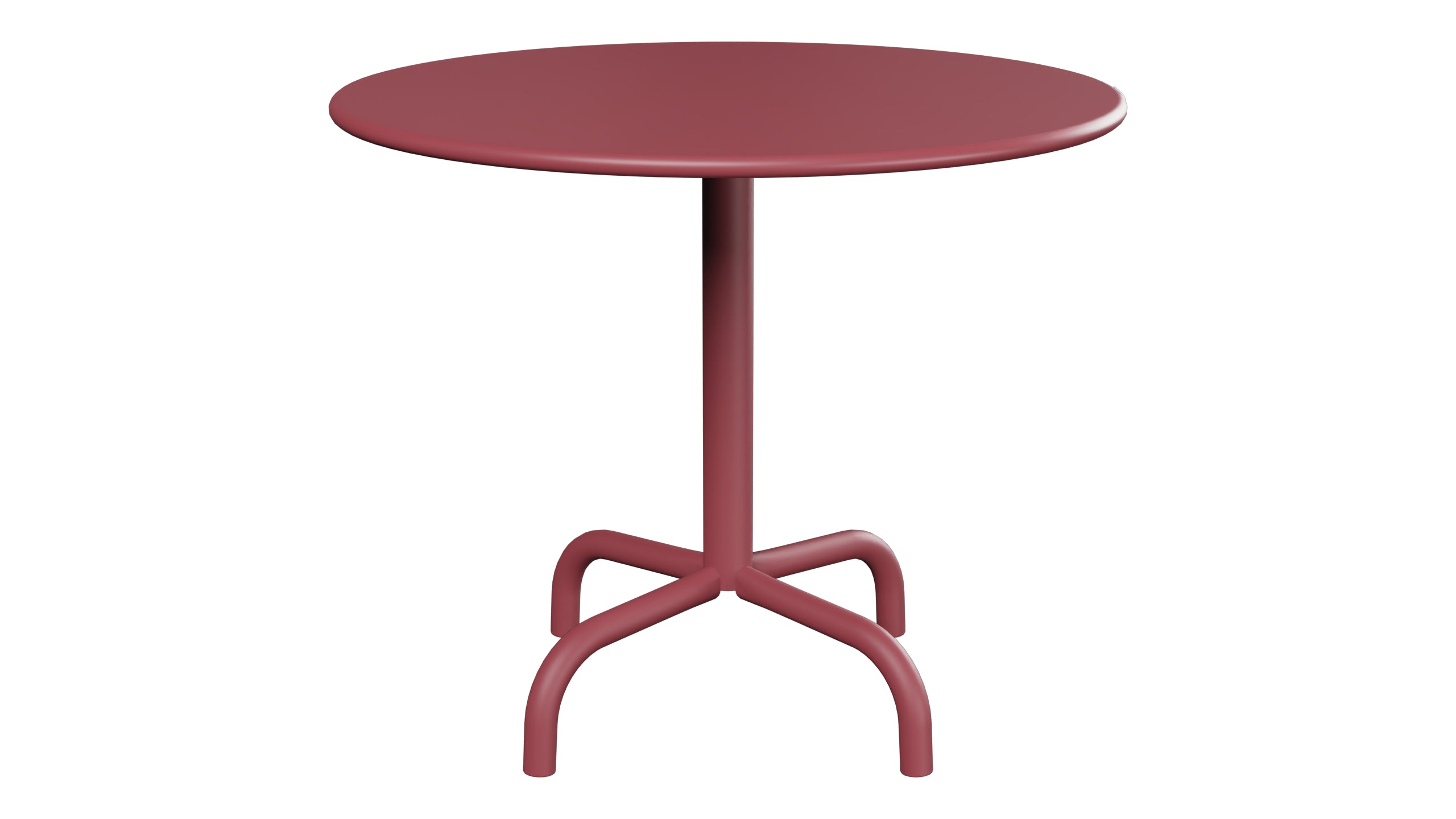 Rigi Metall-Beistelltisch Outdoor ø60 / 50 in Bordeaux präsentiert im Onlineshop von KAQTU Design AG. Beistelltisch Outdoor ist von Schaffner