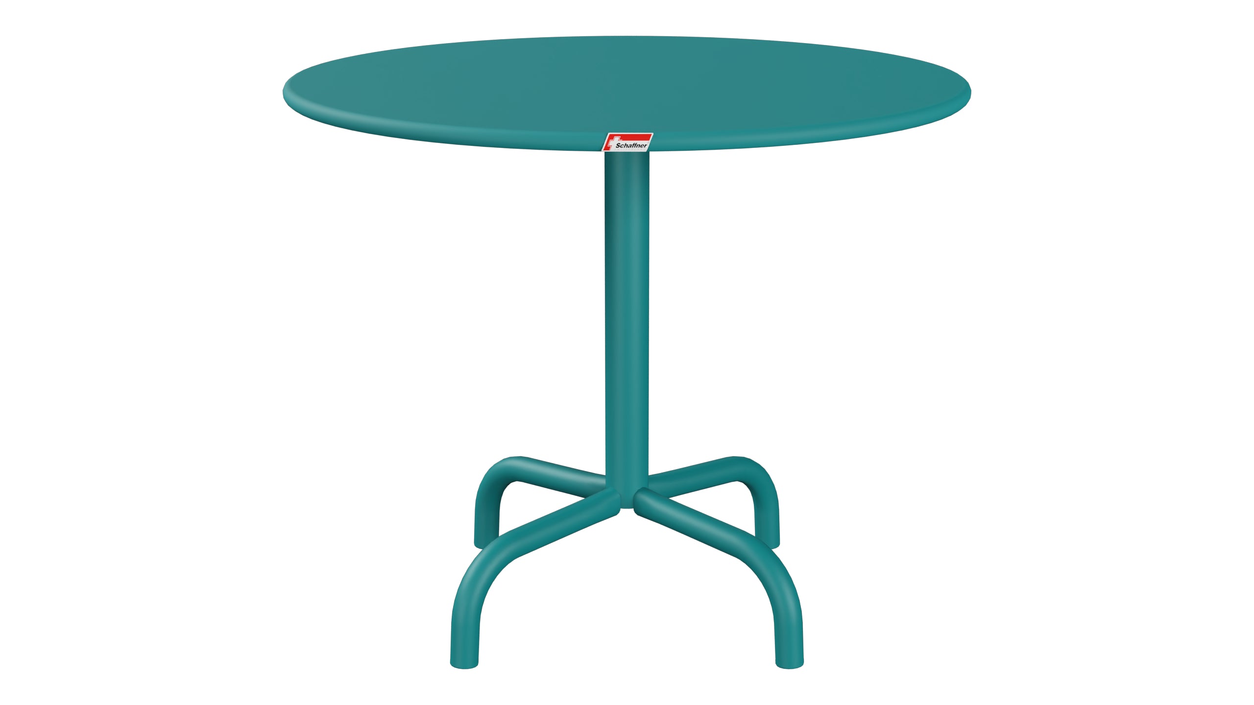 Rigi Metall-Beistelltisch Outdoor ø60 / 50 in Kaliblau präsentiert im Onlineshop von KAQTU Design AG. Beistelltisch Outdoor ist von Schaffner