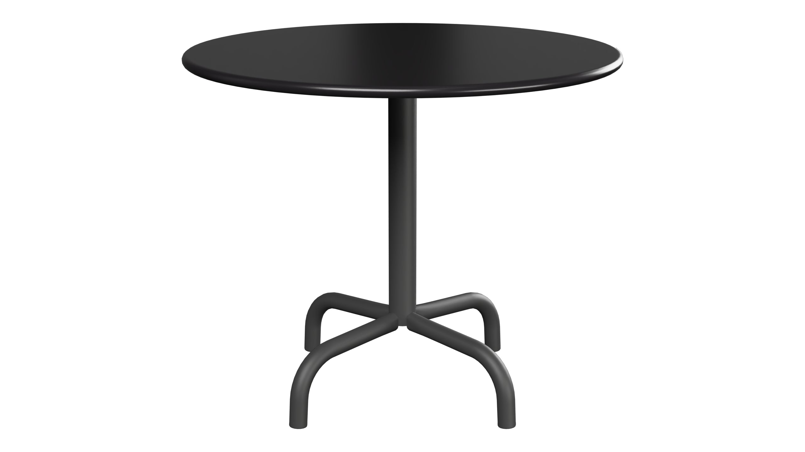 Rigi Metall-Beistelltisch Outdoor ø60 / 50 in Schwarz präsentiert im Onlineshop von KAQTU Design AG. Beistelltisch Outdoor ist von Schaffner