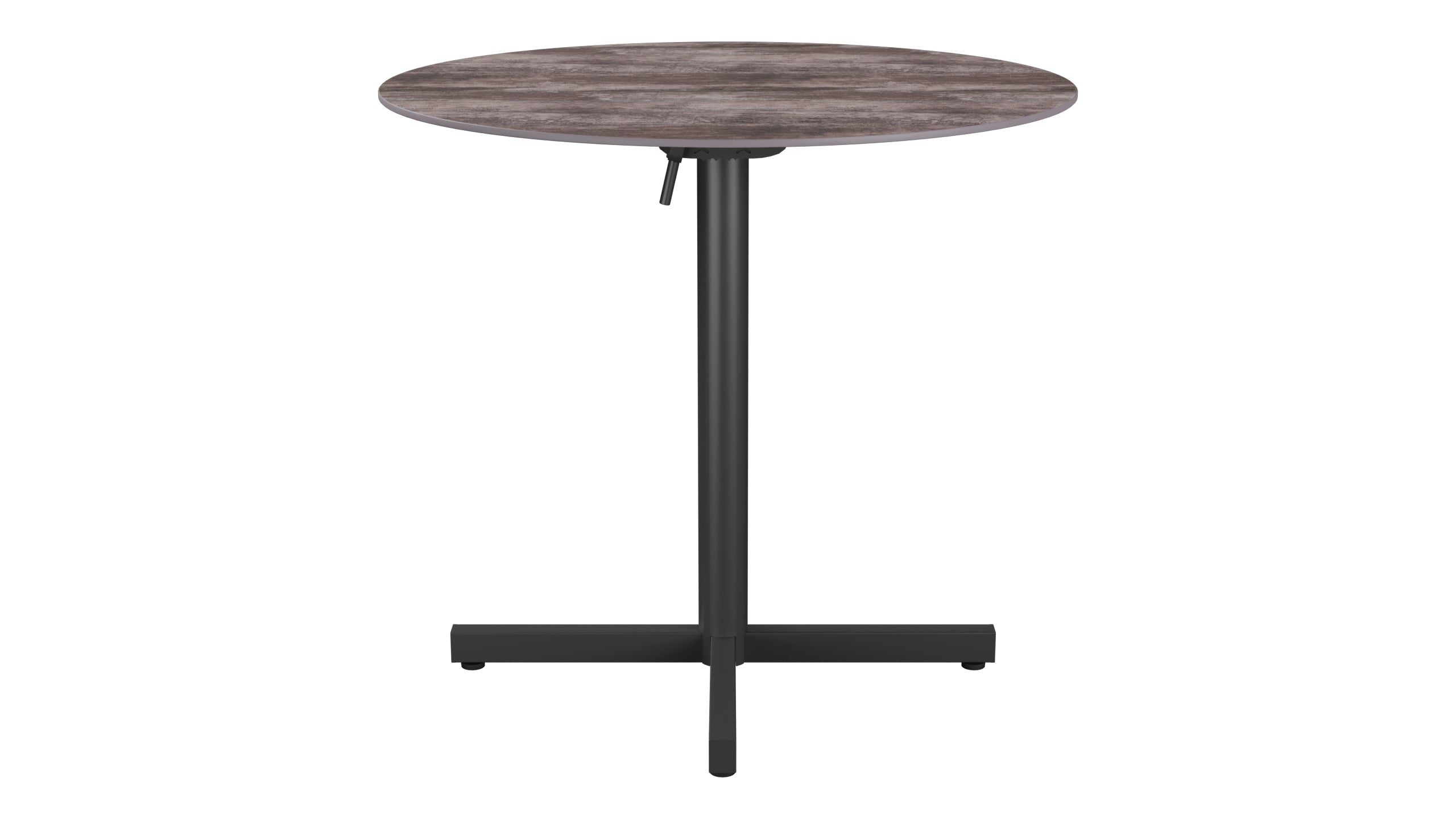 Luzern Glasfaser-Gartentisch Decor ø80 klappbar in Stromboli dunkel  präsentiert im Onlineshop von KAQTU Design AG. Gartentisch ist von Schaffner