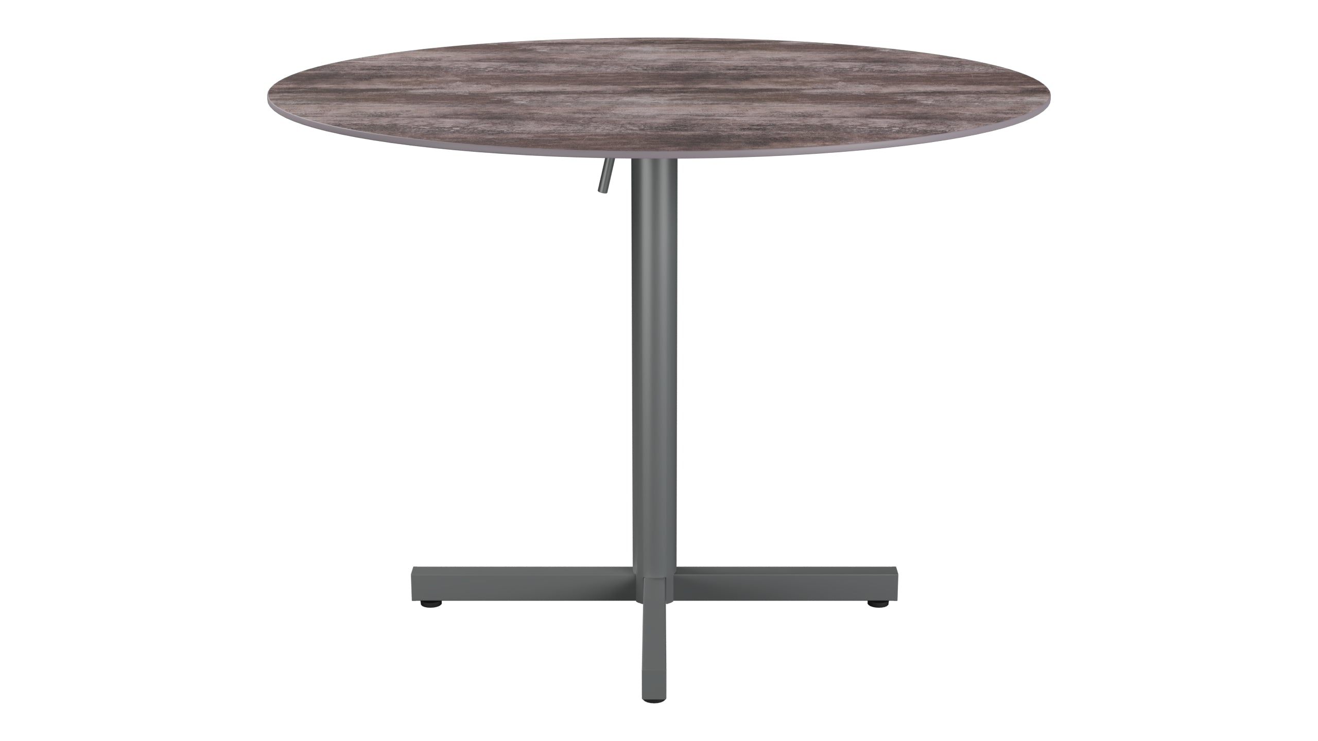 Luzern Glasfaser-Gartentisch Decor ø100 klappbar in Stromboli dunkel  präsentiert im Onlineshop von KAQTU Design AG. Gartentisch ist von Schaffner