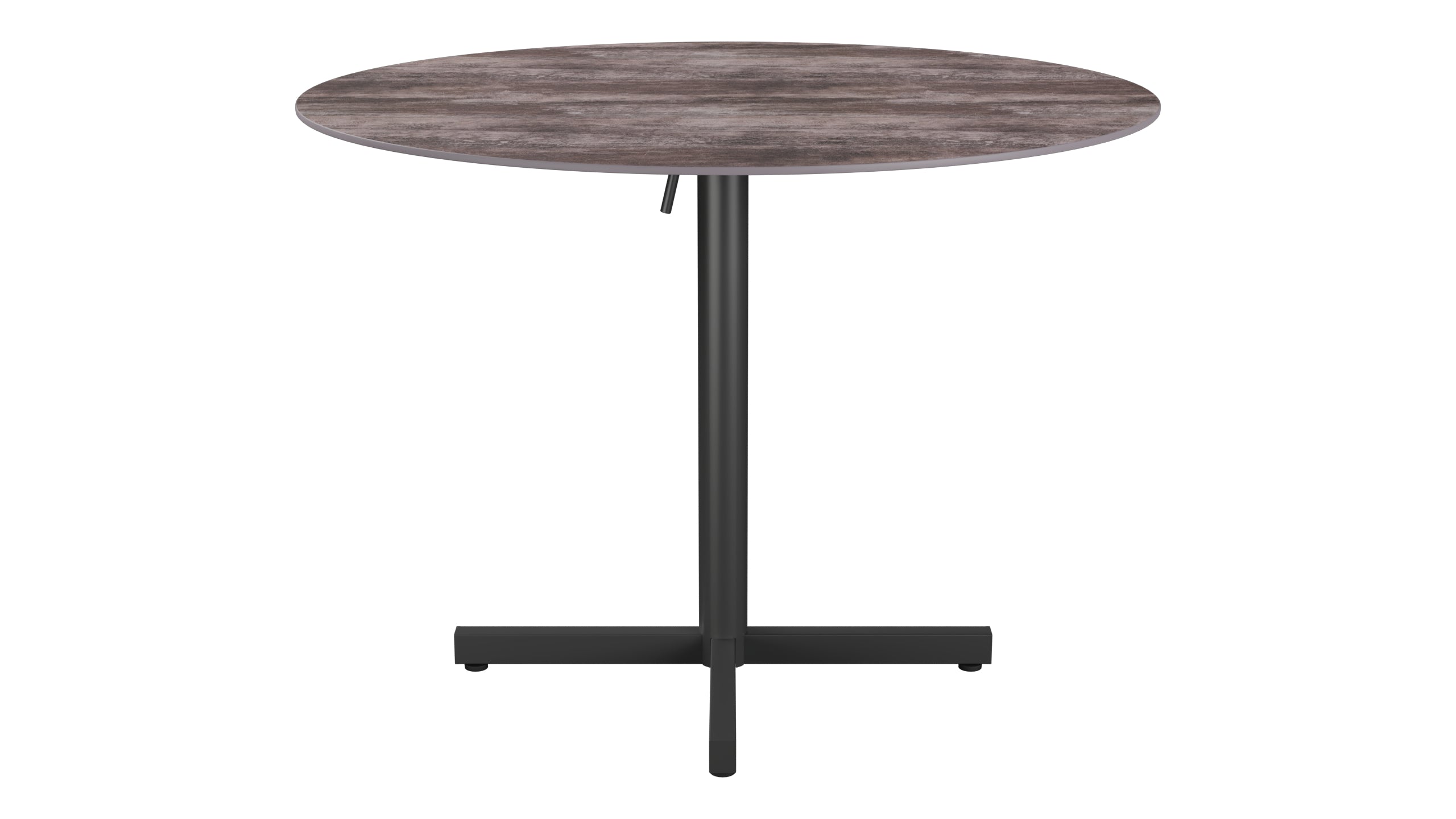 Luzern Glasfaser-Gartentisch Decor ø100 klappbar in Stromboli dunkel  präsentiert im Onlineshop von KAQTU Design AG. Gartentisch ist von Schaffner