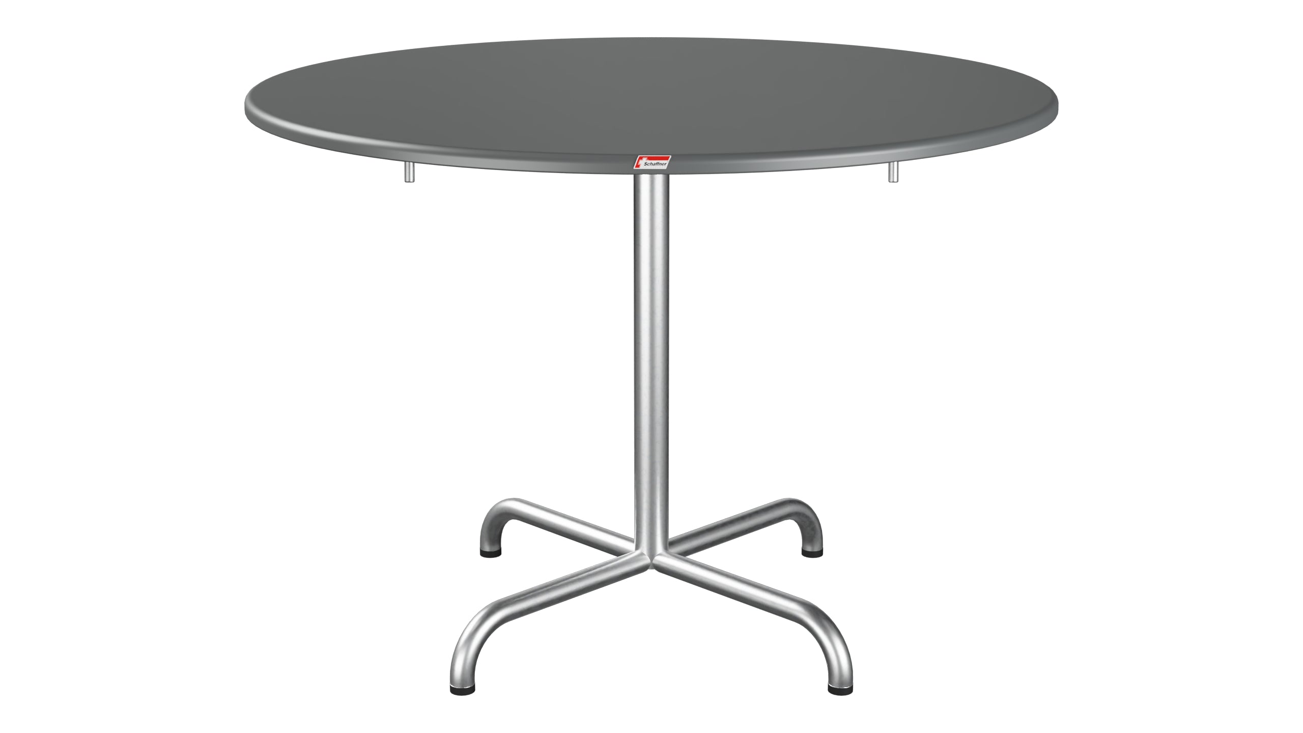Davos Glasfaser-Gartentisch ø100 klappbar in Graphit präsentiert im Onlineshop von KAQTU Design AG. Gartentisch ist von Schaffner