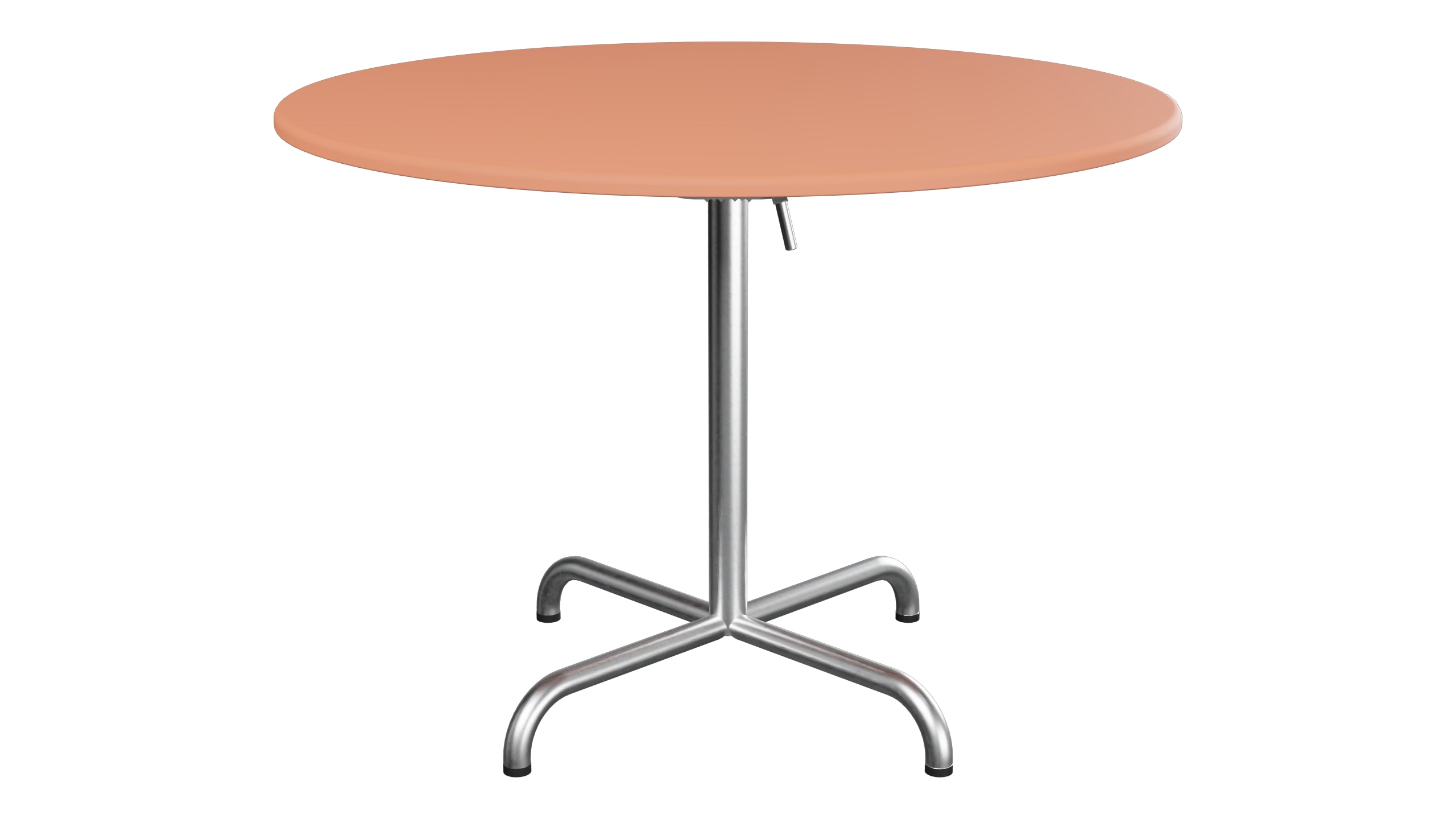 Davos Glasfaser-Gartentisch ø100 klappbar in Pastellterracotta präsentiert im Onlineshop von KAQTU Design AG. Gartentisch ist von Schaffner