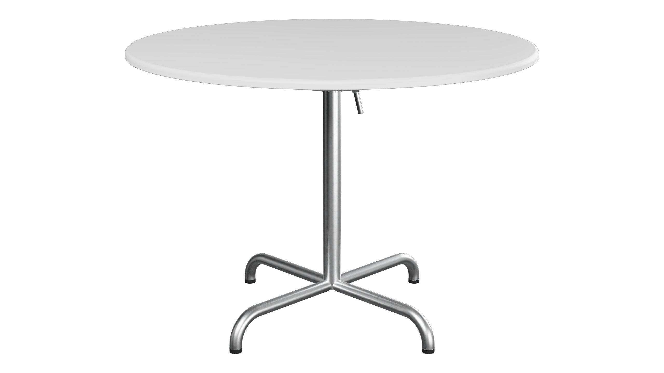 Davos Glasfaser-Gartentisch ø100 klappbar in Weiss präsentiert im Onlineshop von KAQTU Design AG. Gartentisch ist von Schaffner