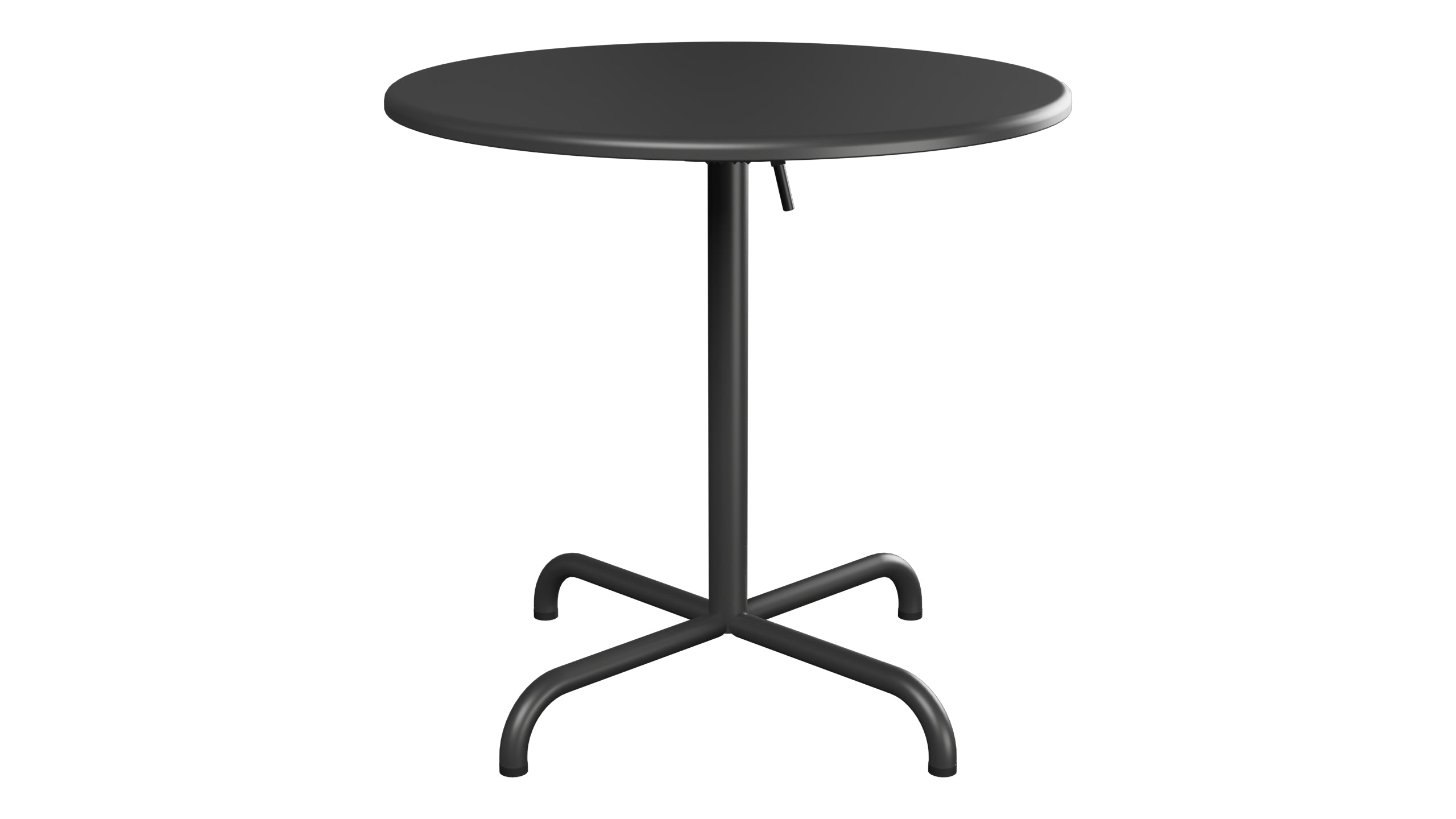 Davos Glasfaser-Gartentisch ø75 klappbar in Anthrazit präsentiert im Onlineshop von KAQTU Design AG. Gartentisch ist von Schaffner