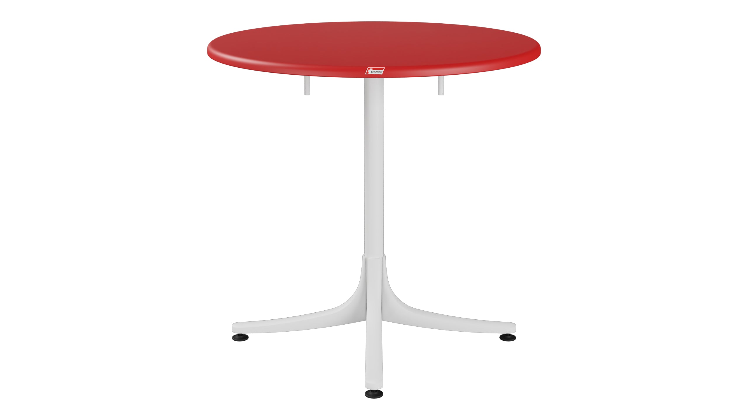 Schaffhausen Glasfaser-Gartentisch ø75 klappbar in Rot präsentiert im Onlineshop von KAQTU Design AG. Gartentisch ist von Schaffner