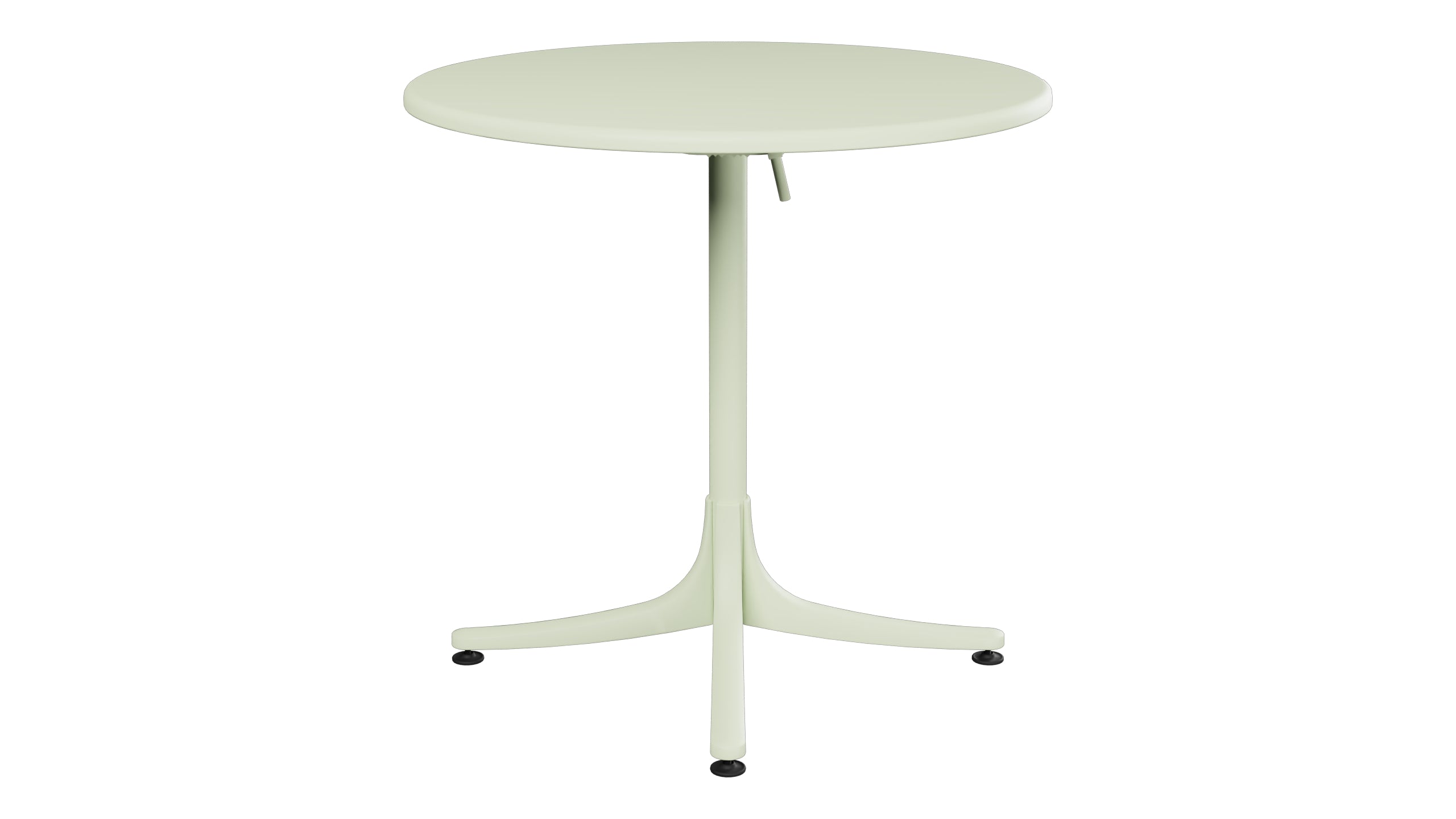 Schaffhausen Glasfaser-Gartentisch ø75 klappbar in Pastellgrün präsentiert im Onlineshop von KAQTU Design AG. Gartentisch ist von Schaffner