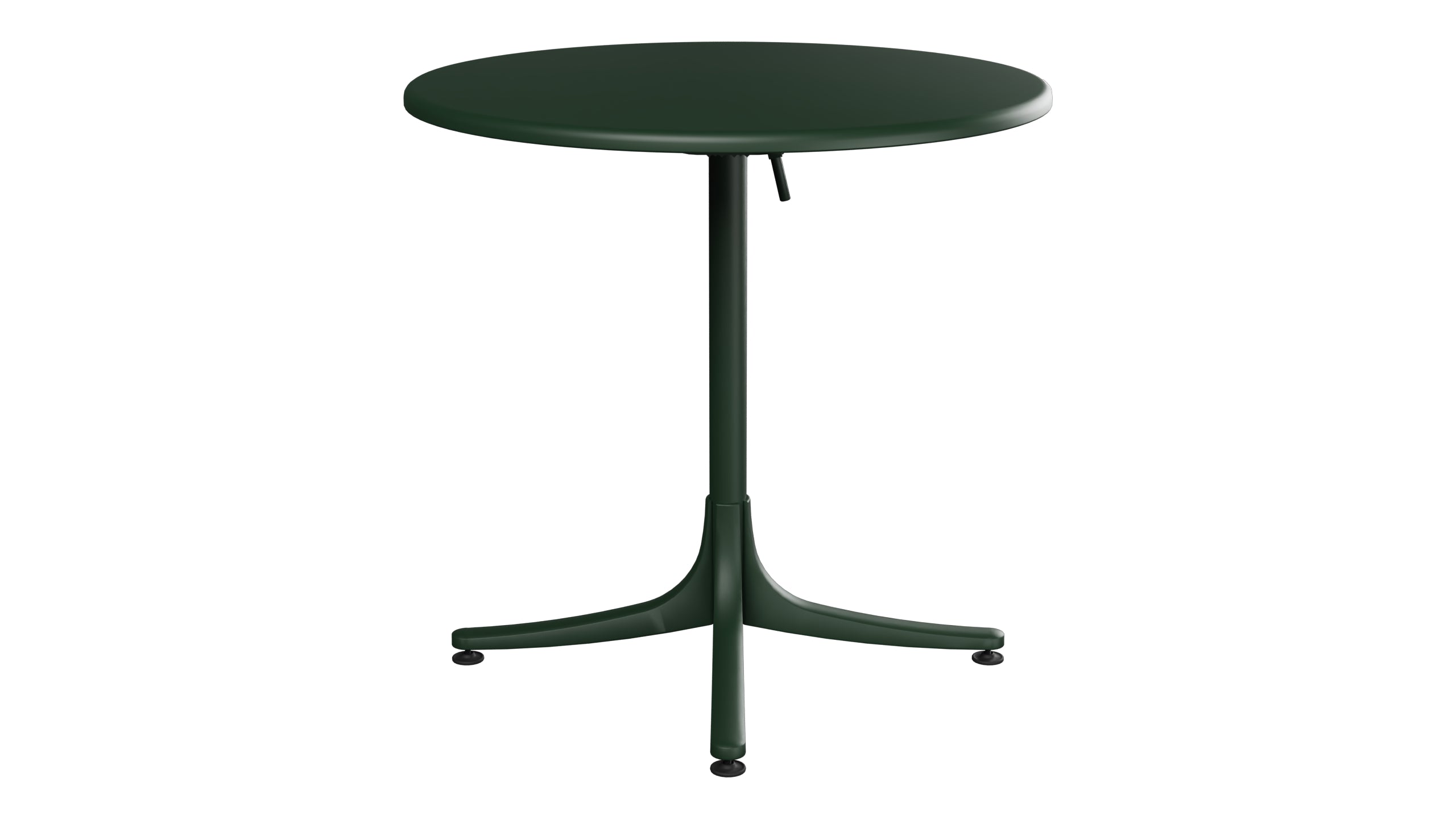 Schaffhausen Glasfaser-Gartentisch ø75 klappbar in Tannengrün präsentiert im Onlineshop von KAQTU Design AG. Gartentisch ist von Schaffner