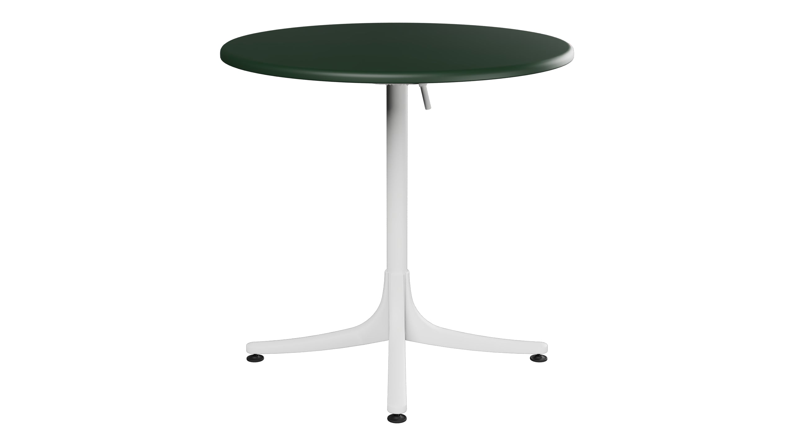 Schaffhausen Glasfaser-Gartentisch ø75 klappbar in Tannengrün präsentiert im Onlineshop von KAQTU Design AG. Gartentisch ist von Schaffner