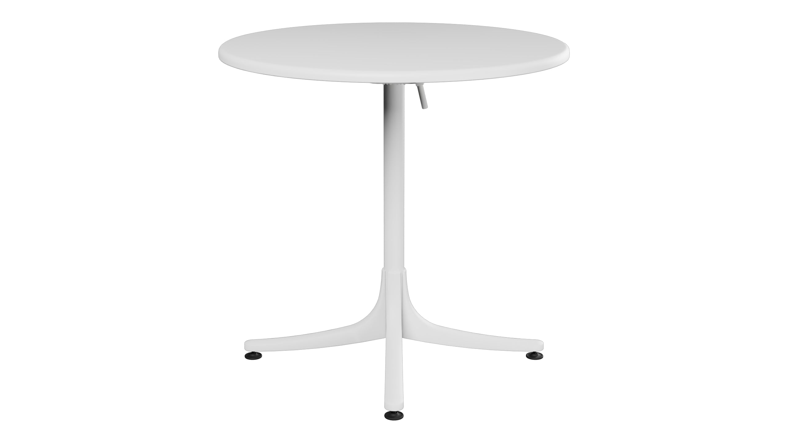 Schaffhausen Glasfaser-Gartentisch ø75 klappbar in Weiss präsentiert im Onlineshop von KAQTU Design AG. Gartentisch ist von Schaffner