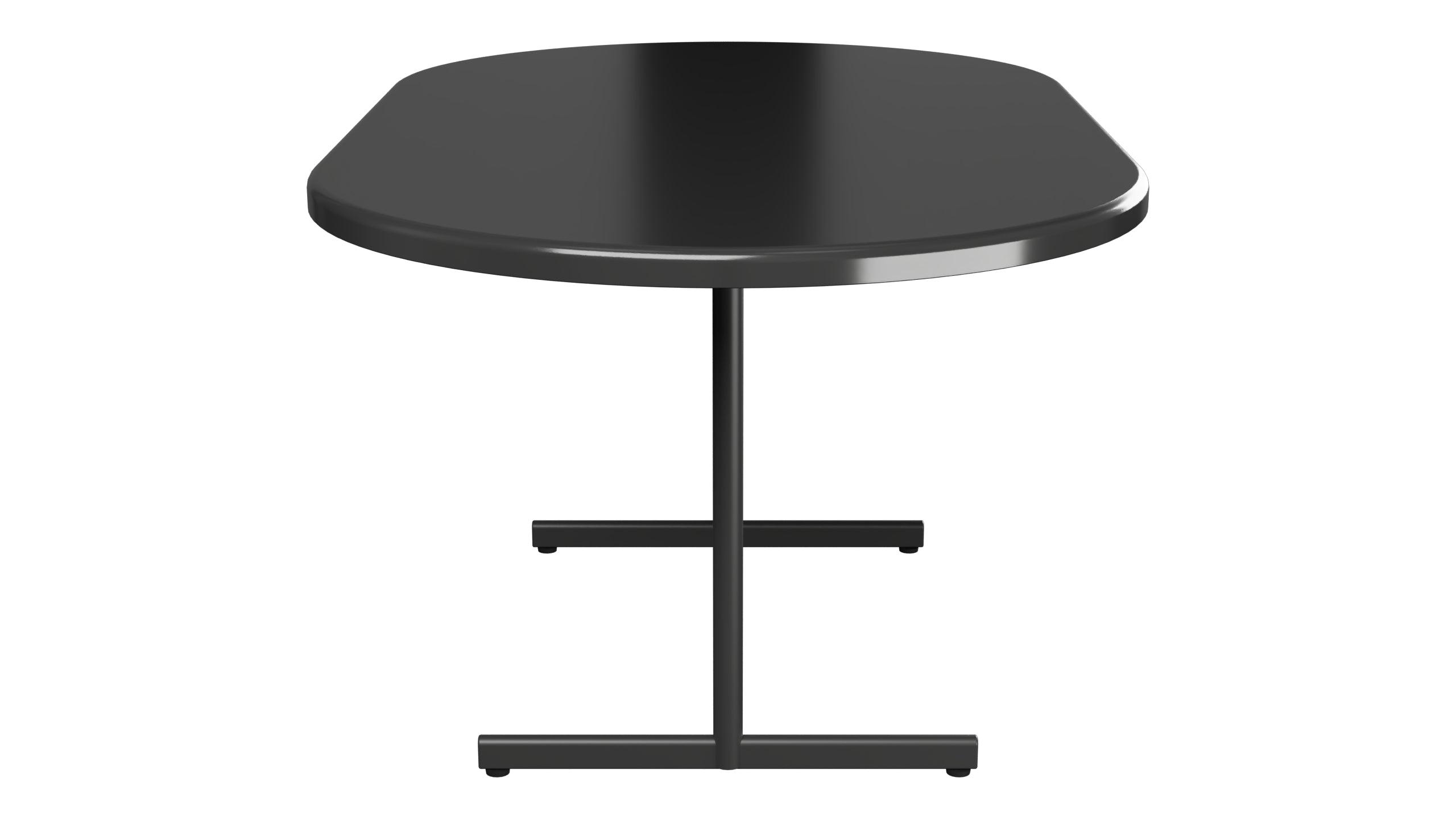 Bodensee Glasfaser-Gartentisch 160x95 oval klappbar in Anthrazit präsentiert im Onlineshop von KAQTU Design AG. Gartentisch ist von Schaffner