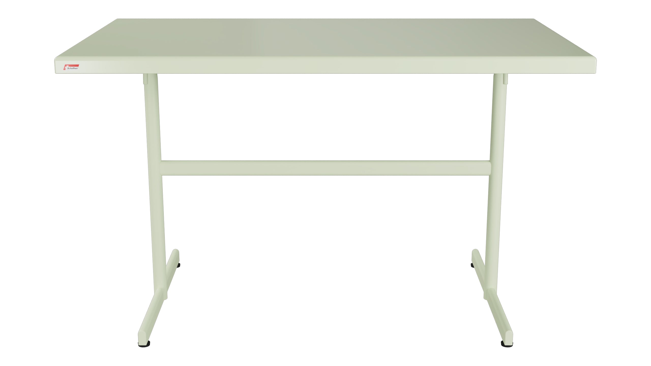 Bodensee Glasfaser-Gartentisch 120x70 klappbar in Pastellgrün präsentiert im Onlineshop von KAQTU Design AG. Gartentisch ist von Schaffner