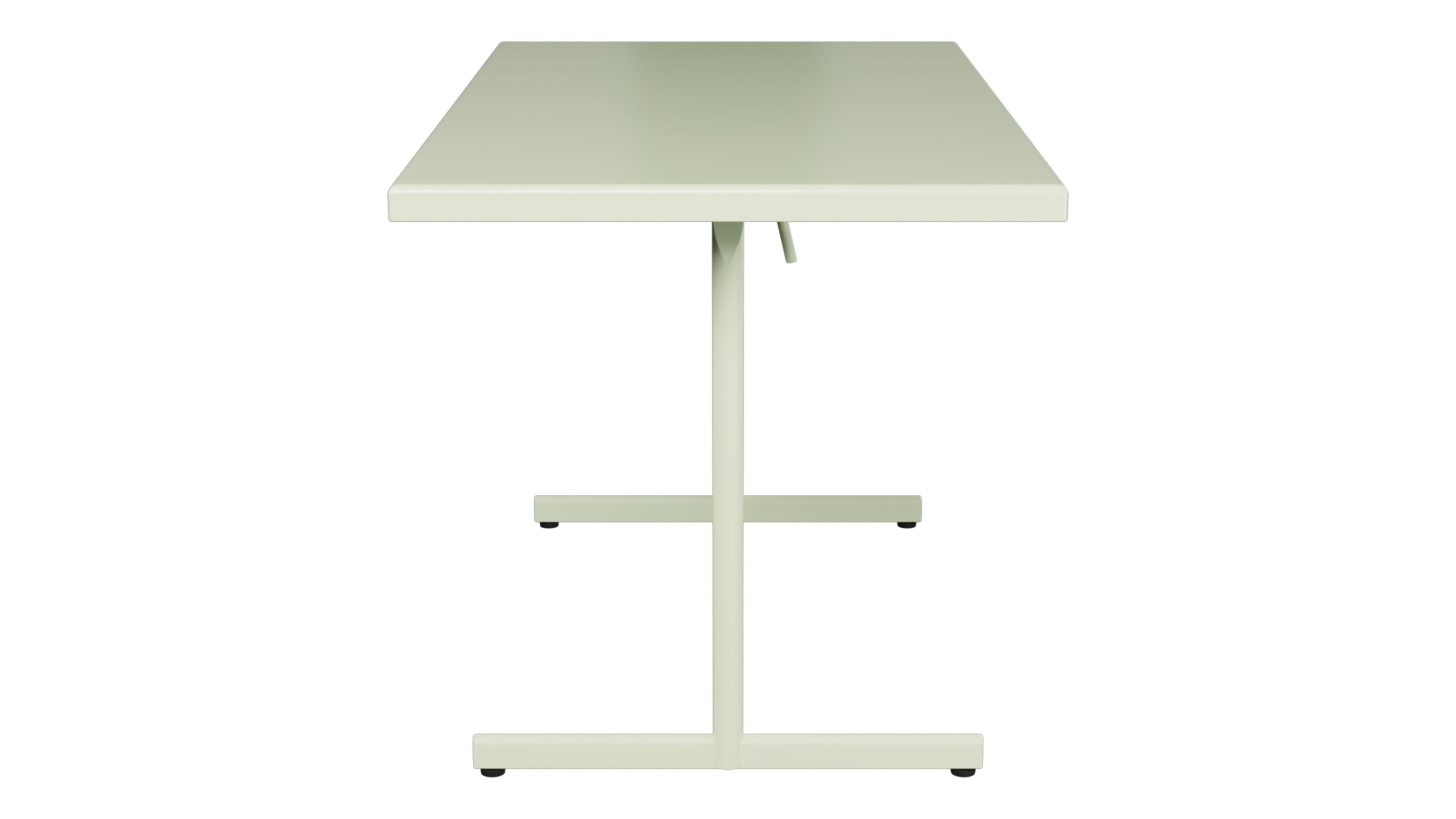 Bodensee Glasfaser-Gartentisch 120x70 klappbar in Pastellgrün präsentiert im Onlineshop von KAQTU Design AG. Gartentisch ist von Schaffner
