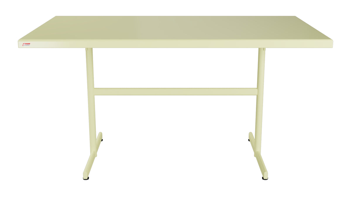 Bodensee Glasfaser-Gartentisch 140x80 klappbar in Buchsbaumgelb präsentiert im Onlineshop von KAQTU Design AG. Gartentisch ist von Schaffner