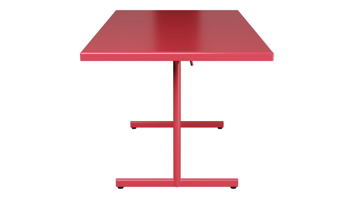 Bodensee Glasfaser-Gartentisch 140x80 klappbar in Ahornrot präsentiert im Onlineshop von KAQTU Design AG. Gartentisch ist von Schaffner