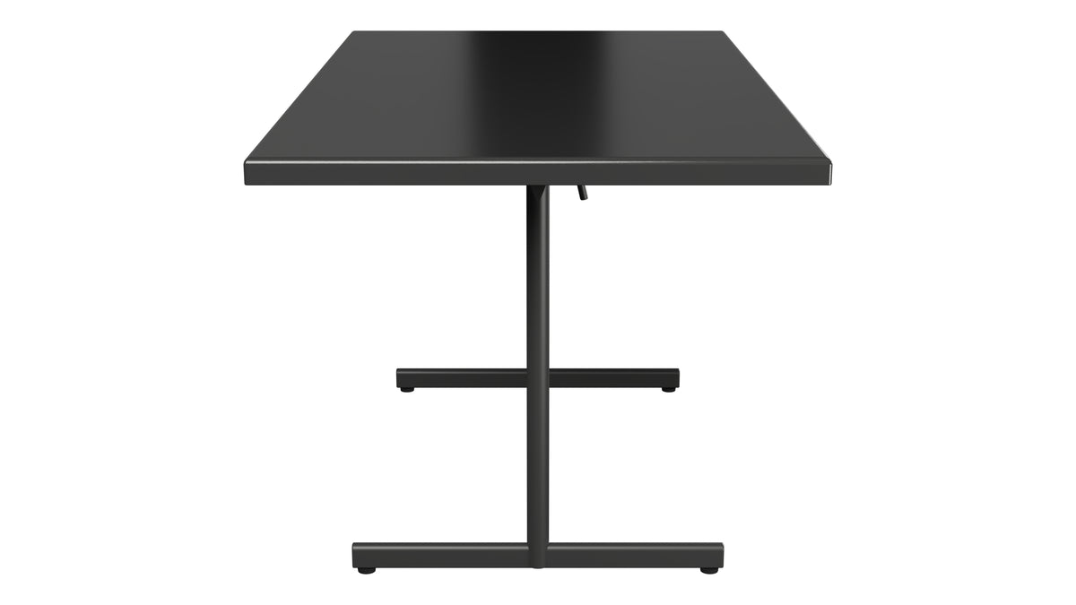 Bodensee Glasfaser-Gartentisch 140x80 klappbar in Anthrazit präsentiert im Onlineshop von KAQTU Design AG. Gartentisch ist von Schaffner