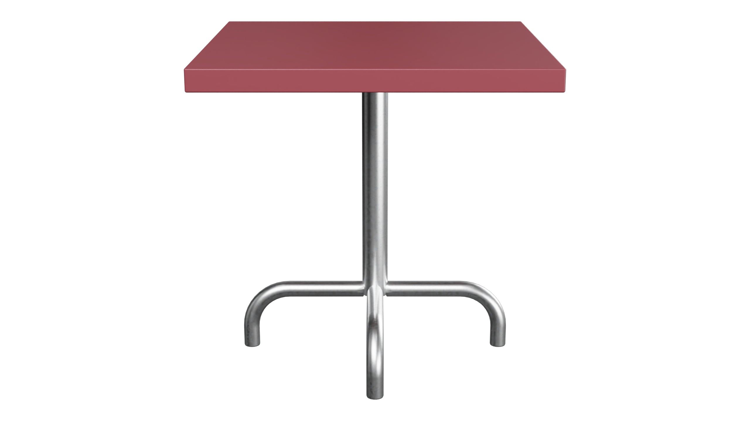 Säntis Metall-Beistelltisch Outdoor 50x50 / 50 in Bordeaux präsentiert im Onlineshop von KAQTU Design AG. Beistelltisch Outdoor ist von Schaffner
