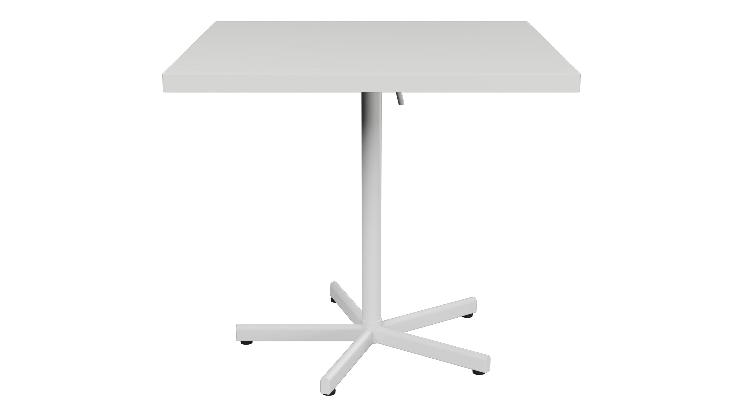 Bodensee Glasfaser-Gartentisch 80x80 klappbar in Alusilber präsentiert im Onlineshop von KAQTU Design AG. Gartentisch ist von Schaffner