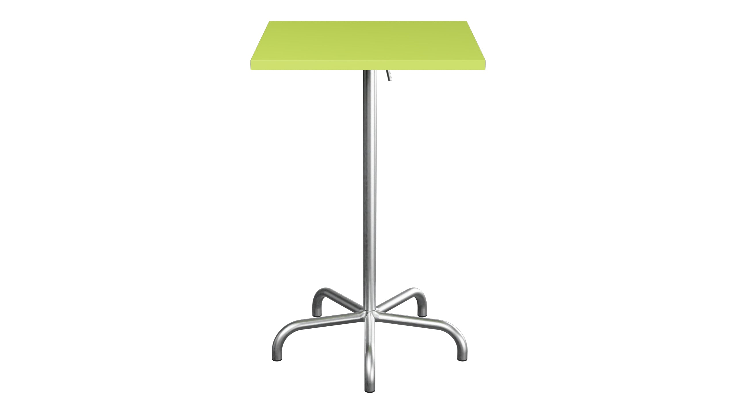 Säntis Metall-Stehtisch Outdoor 70x70 / 110 klappbar in Hellgrün präsentiert im Onlineshop von KAQTU Design AG. Hochtisch Outdoor ist von Schaffner