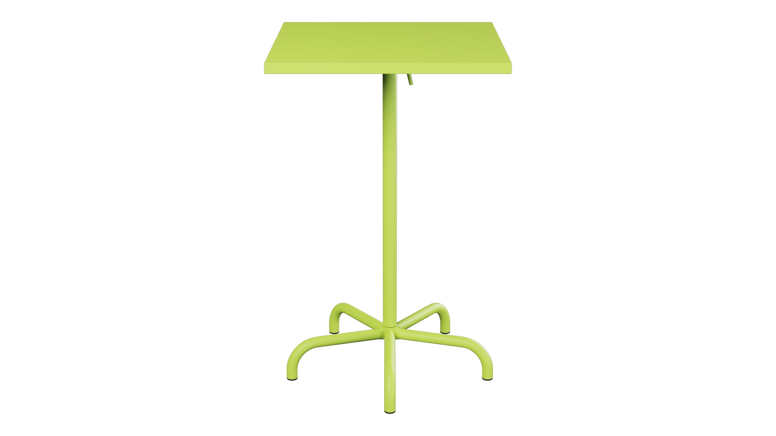 Säntis Metall-Stehtisch Outdoor 70x70 / 110 klappbar in Hellgrün präsentiert im Onlineshop von KAQTU Design AG. Hochtisch Outdoor ist von Schaffner
