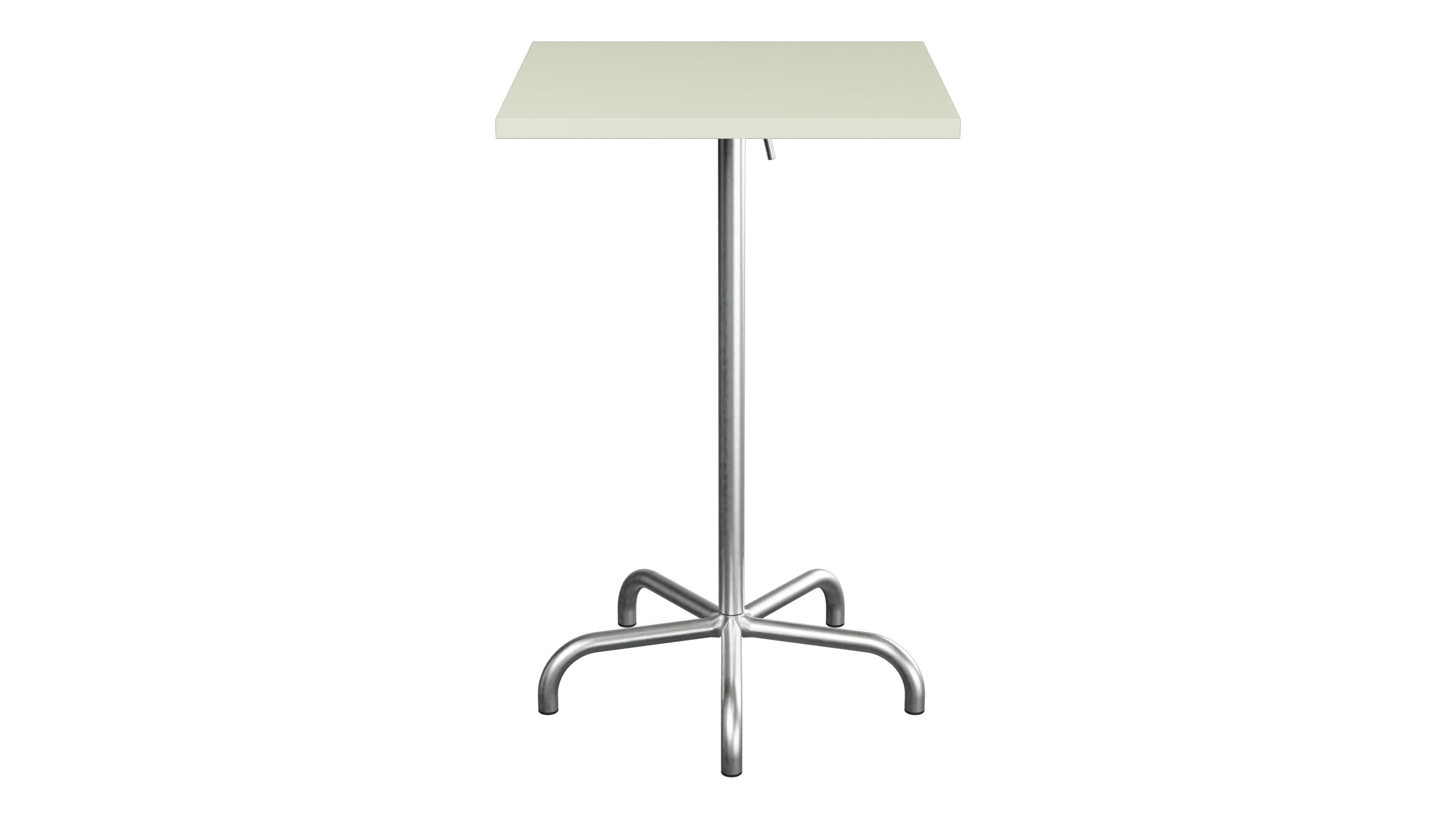 Säntis Metall-Stehtisch Outdoor 70x70 / 110 klappbar in Pastellgrün präsentiert im Onlineshop von KAQTU Design AG. Hochtisch Outdoor ist von Schaffner