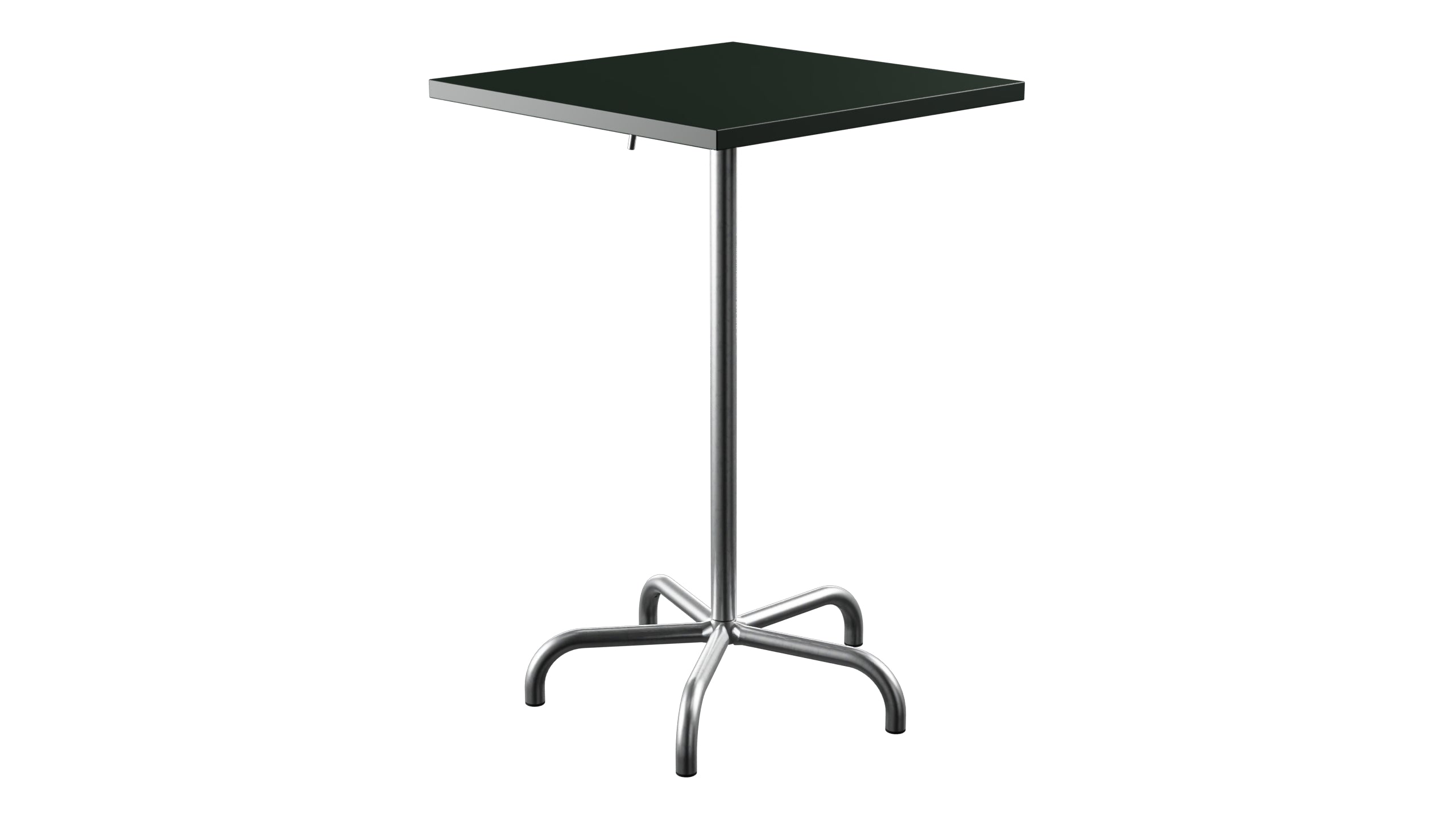 Säntis Metall-Stehtisch Outdoor 70x70 / 110 klappbar in Tannengrün präsentiert im Onlineshop von KAQTU Design AG. Hochtisch Outdoor ist von Schaffner