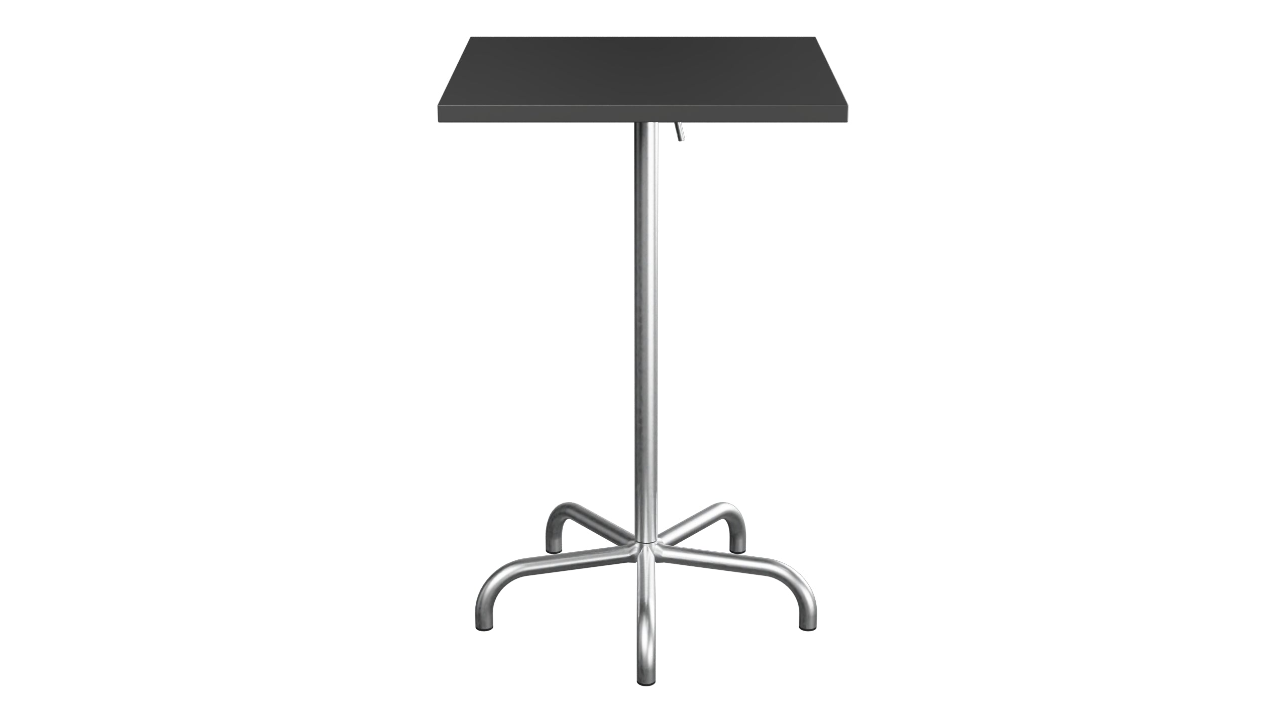 Säntis Metall-Stehtisch Outdoor 70x70 / 110 klappbar in Anthrazit präsentiert im Onlineshop von KAQTU Design AG. Hochtisch Outdoor ist von Schaffner