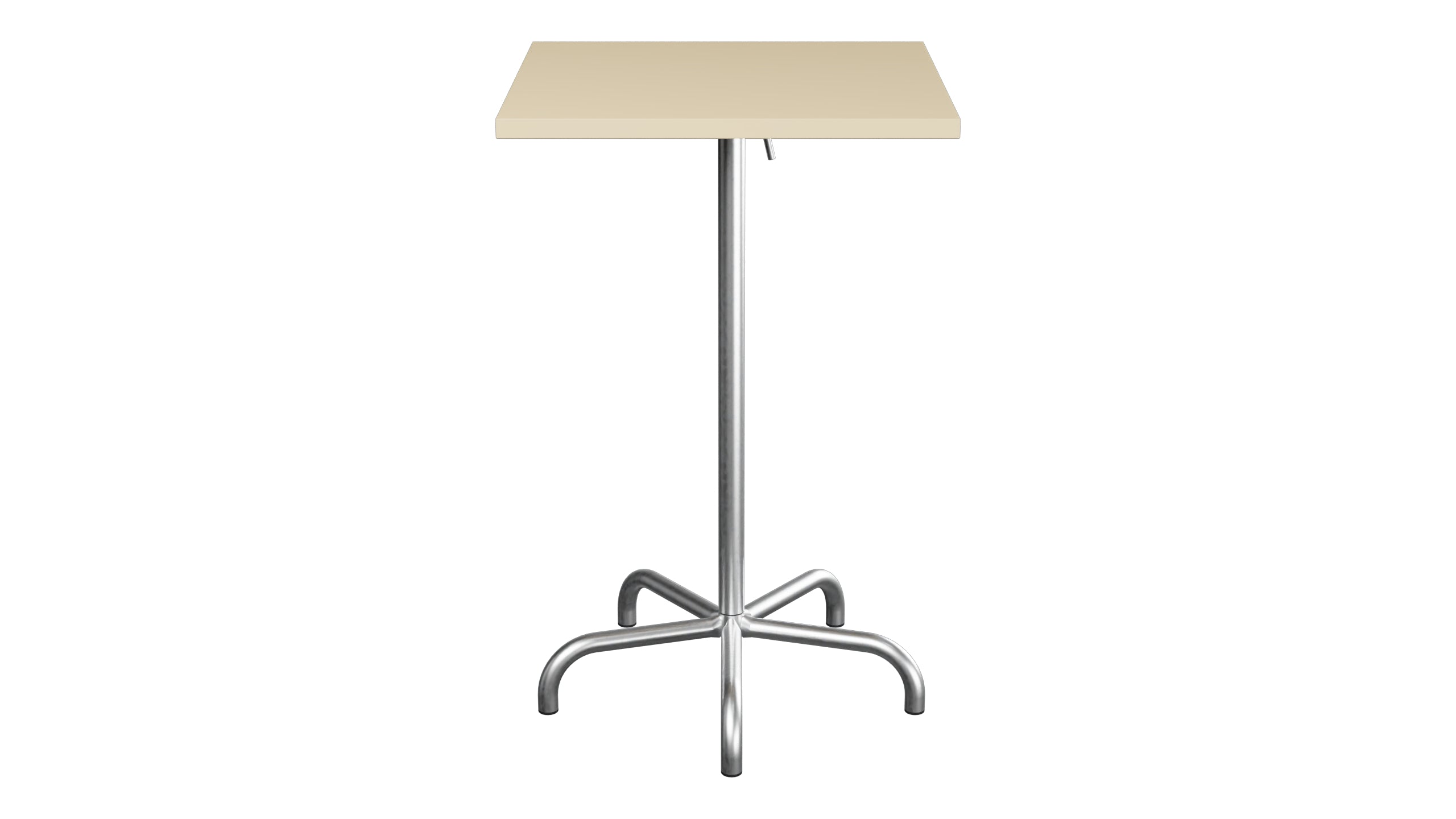 Säntis Metall-Stehtisch Outdoor 70x70 / 110 klappbar in Pastellbraun präsentiert im Onlineshop von KAQTU Design AG. Hochtisch Outdoor ist von Schaffner