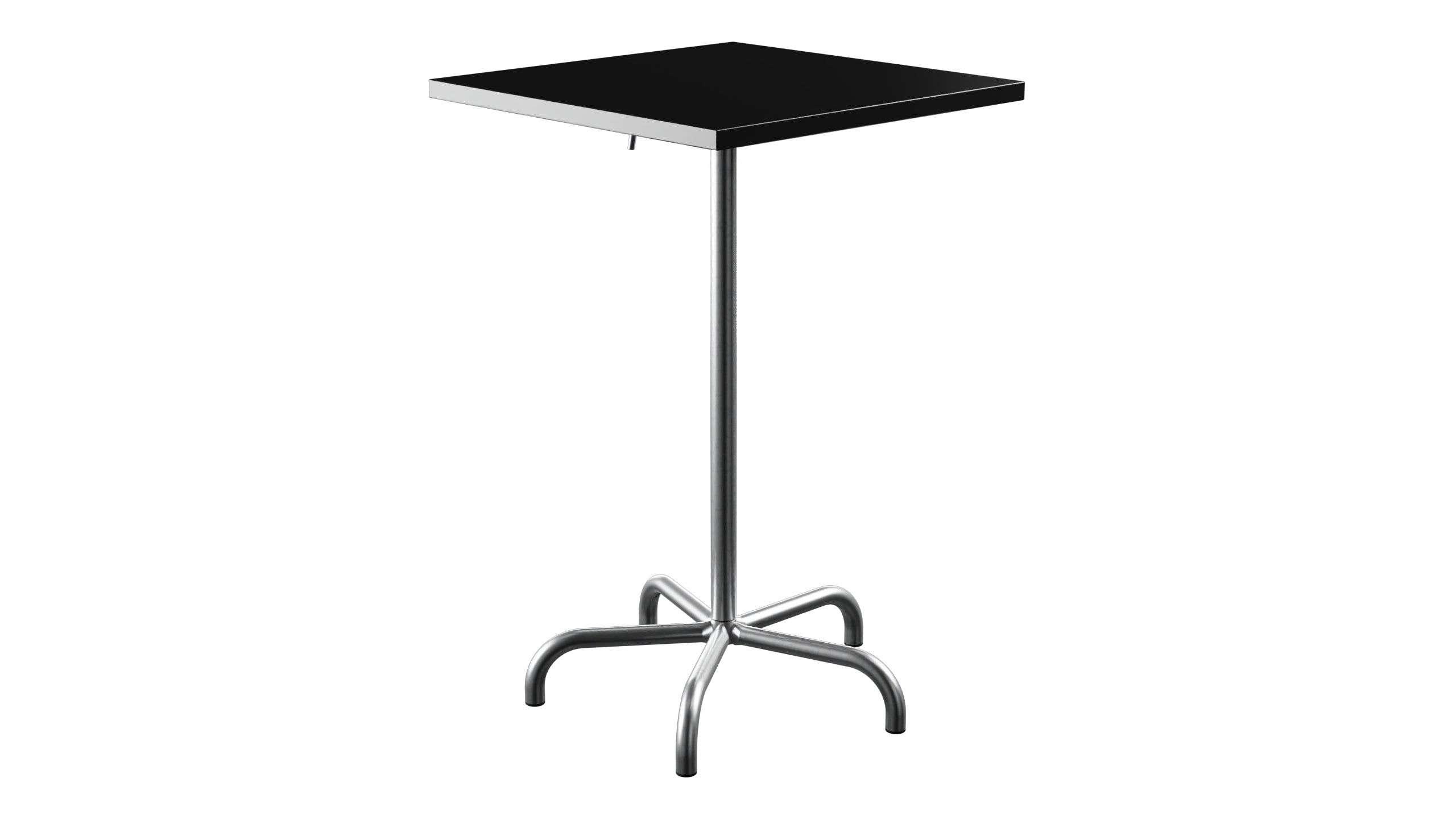 Säntis Metall-Stehtisch Outdoor 70x70 / 110 klappbar in Schwarz präsentiert im Onlineshop von KAQTU Design AG. Hochtisch Outdoor ist von Schaffner