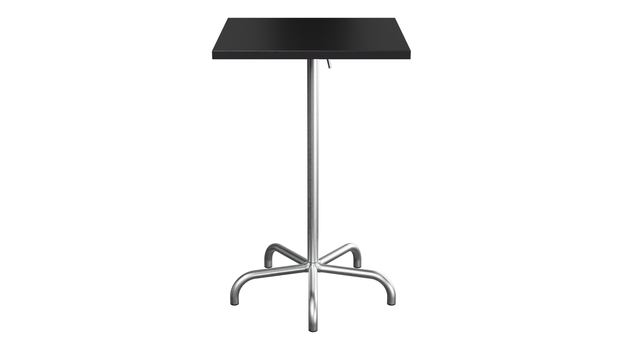 Säntis Metall-Stehtisch Outdoor 70x70 / 110 klappbar in Schwarz präsentiert im Onlineshop von KAQTU Design AG. Hochtisch Outdoor ist von Schaffner