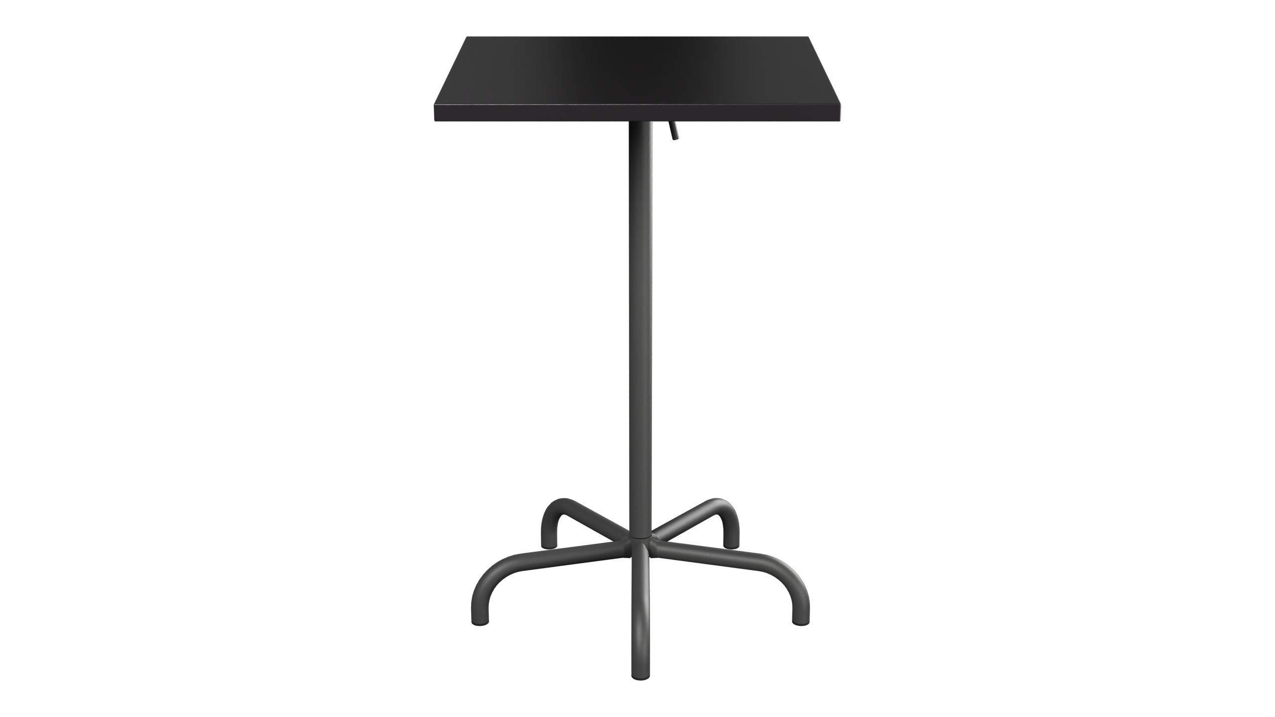 Säntis Metall-Stehtisch Outdoor 70x70 / 110 klappbar in Schwarz präsentiert im Onlineshop von KAQTU Design AG. Hochtisch Outdoor ist von Schaffner