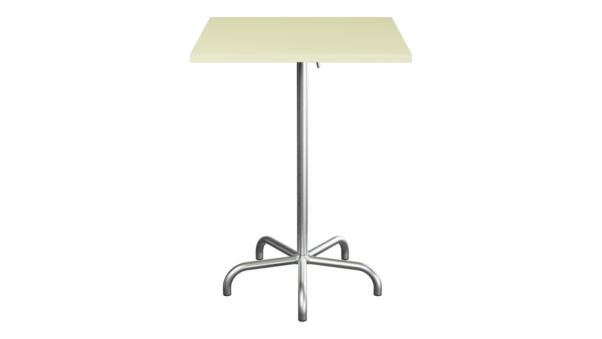 Säntis Metall-Stehtisch Outdoor 80x80 /110 klappbar in Buchsbaumgelb präsentiert im Onlineshop von KAQTU Design AG. Hochtisch Outdoor ist von Schaffner