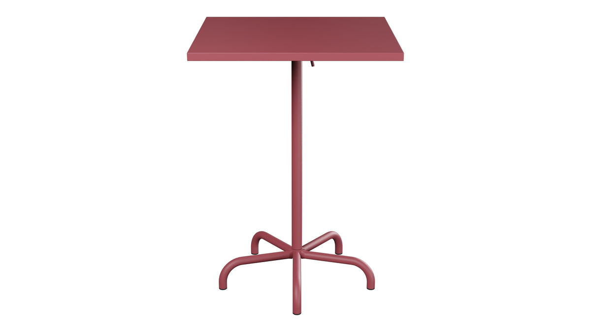 Säntis Metall-Stehtisch Outdoor 80x80 /110 klappbar in Bordeaux präsentiert im Onlineshop von KAQTU Design AG. Hochtisch Outdoor ist von Schaffner