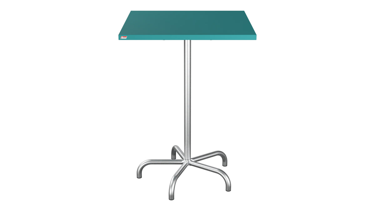 Säntis Metall-Stehtisch Outdoor 80x80 /110 klappbar in Kaliblau präsentiert im Onlineshop von KAQTU Design AG. Hochtisch Outdoor ist von Schaffner