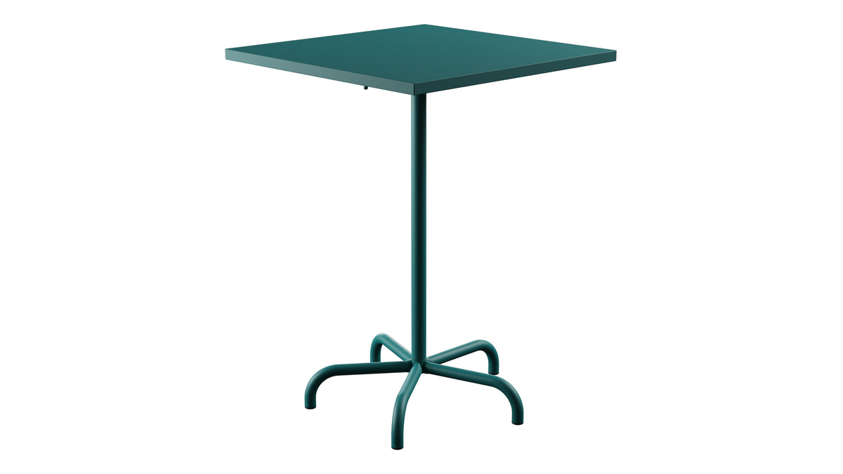 Säntis Metall-Stehtisch Outdoor 80x80 /110 klappbar in Kaliblau präsentiert im Onlineshop von KAQTU Design AG. Hochtisch Outdoor ist von Schaffner