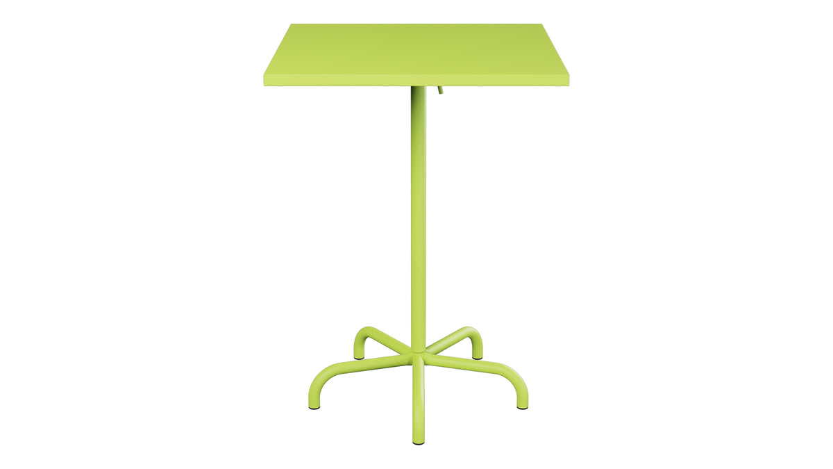 Säntis Metall-Stehtisch Outdoor 80x80 /110 klappbar in Hellgrün präsentiert im Onlineshop von KAQTU Design AG. Hochtisch Outdoor ist von Schaffner