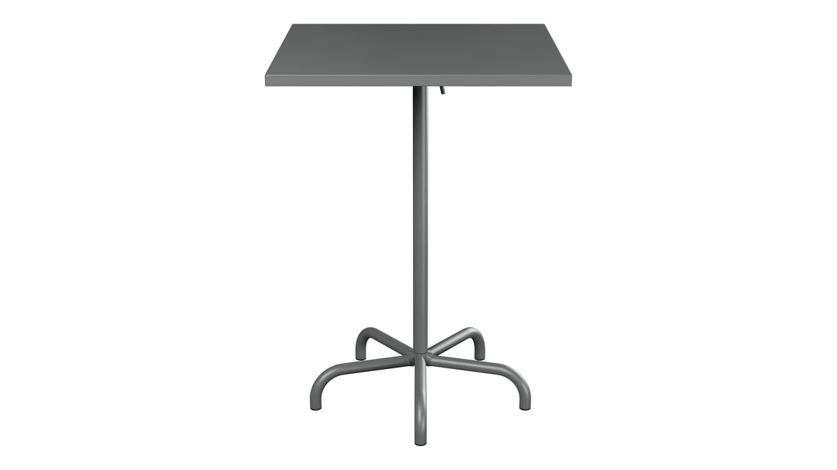 Säntis Metall-Stehtisch Outdoor 80x80 /110 klappbar in Graphit präsentiert im Onlineshop von KAQTU Design AG. Hochtisch Outdoor ist von Schaffner
