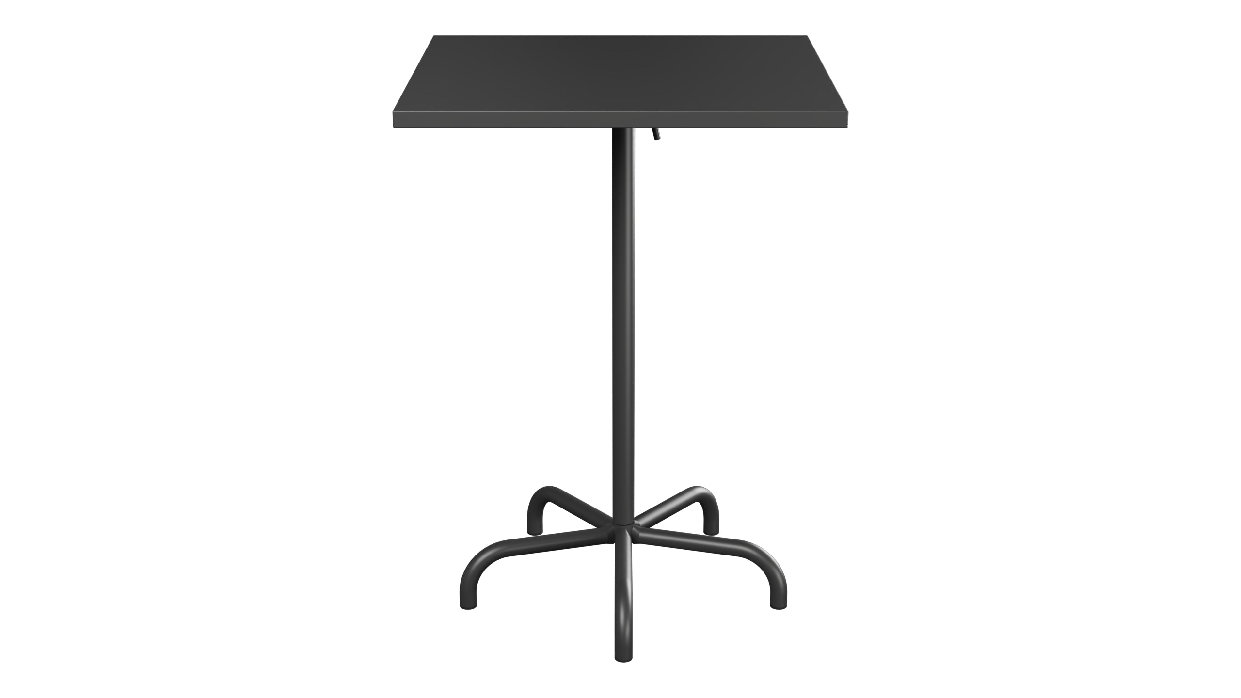 Säntis Metall-Stehtisch Outdoor 80x80 /110 klappbar in Anthrazit präsentiert im Onlineshop von KAQTU Design AG. Hochtisch Outdoor ist von Schaffner