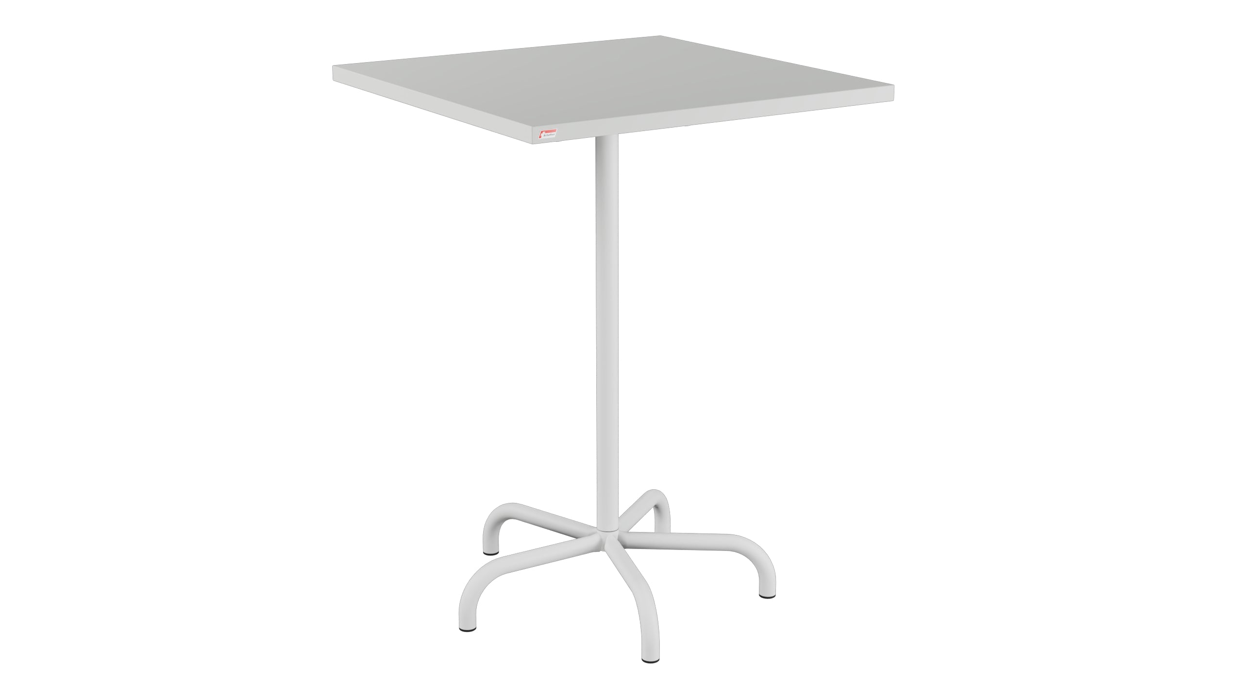 Tavolo bar Säntis in metallo da esterno 80x80/110 pieghevole