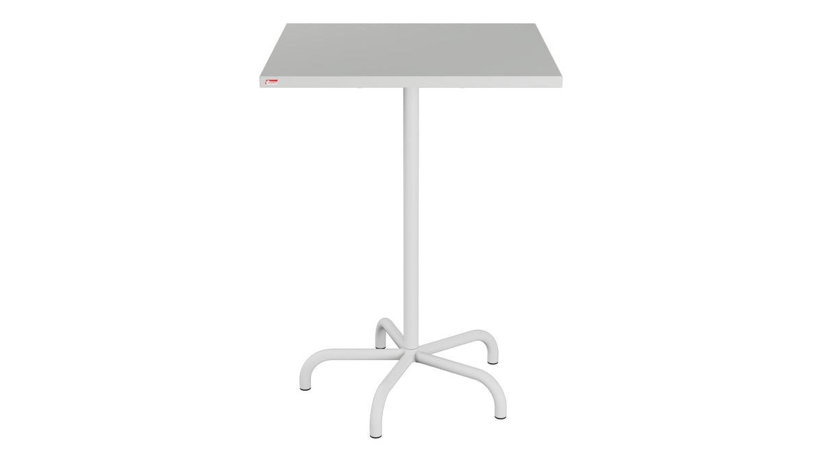 Säntis Metall-Stehtisch Outdoor 80x80 /110 klappbar in Alusilber präsentiert im Onlineshop von KAQTU Design AG. Hochtisch Outdoor ist von Schaffner