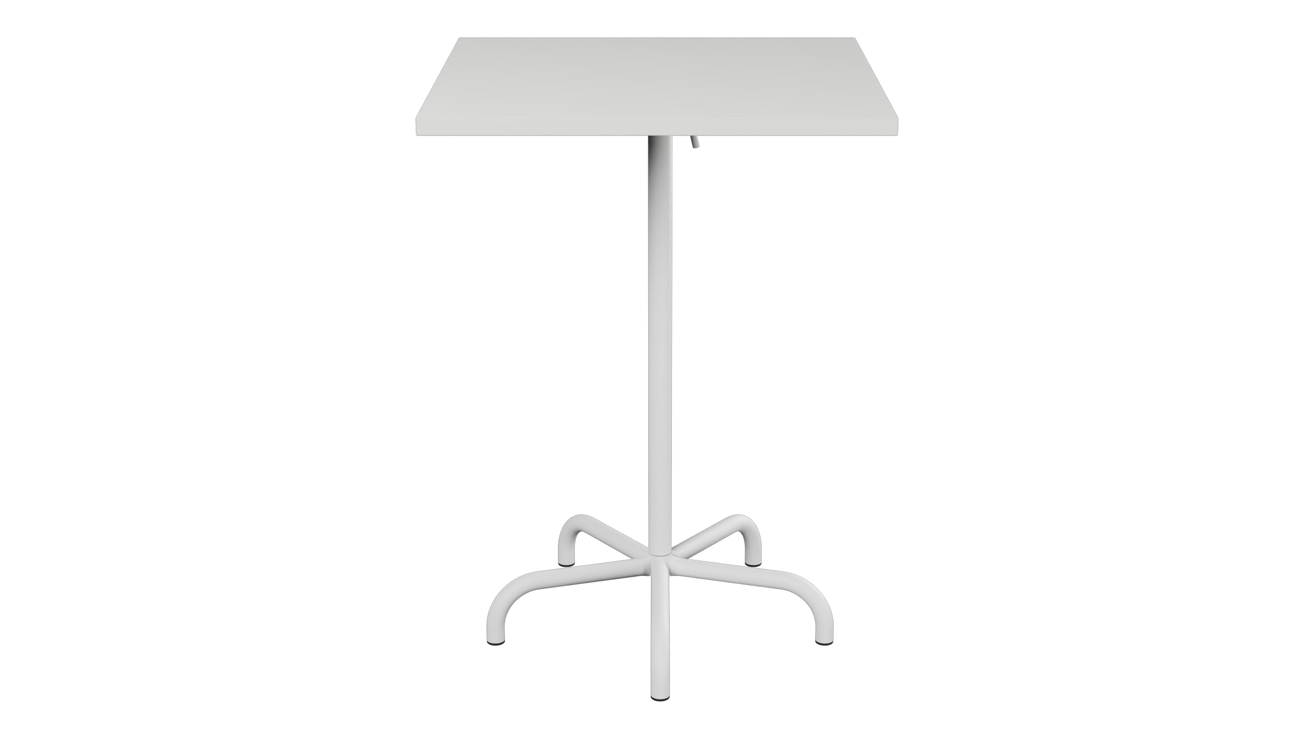 Säntis Metall-Stehtisch Outdoor 80x80 /110 klappbar in Alusilber präsentiert im Onlineshop von KAQTU Design AG. Hochtisch Outdoor ist von Schaffner