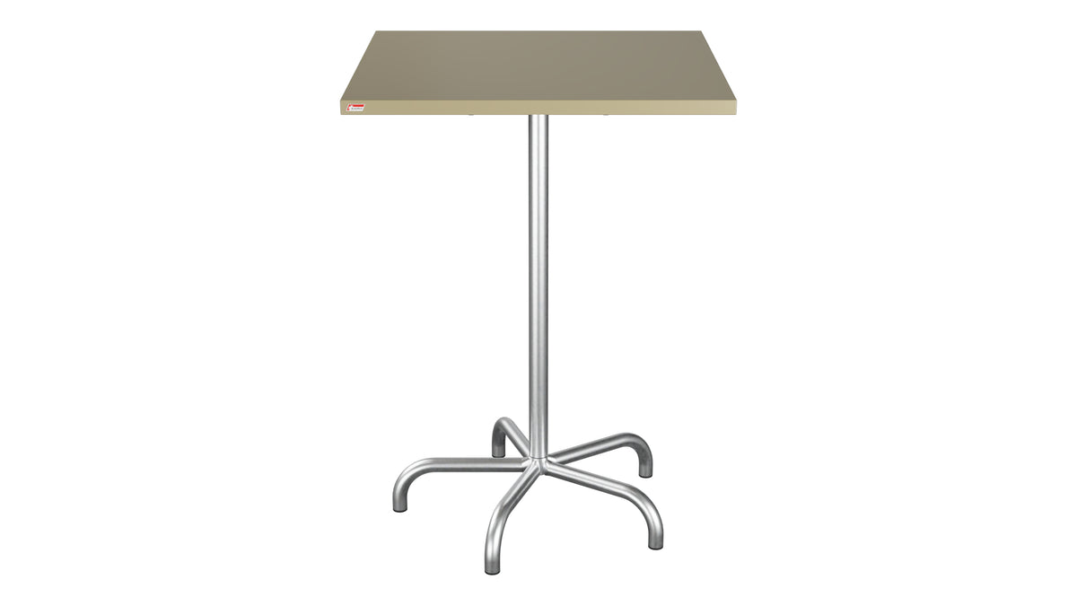 Säntis Metall-Stehtisch Outdoor 80x80 /110 klappbar in Champagner präsentiert im Onlineshop von KAQTU Design AG. Hochtisch Outdoor ist von Schaffner