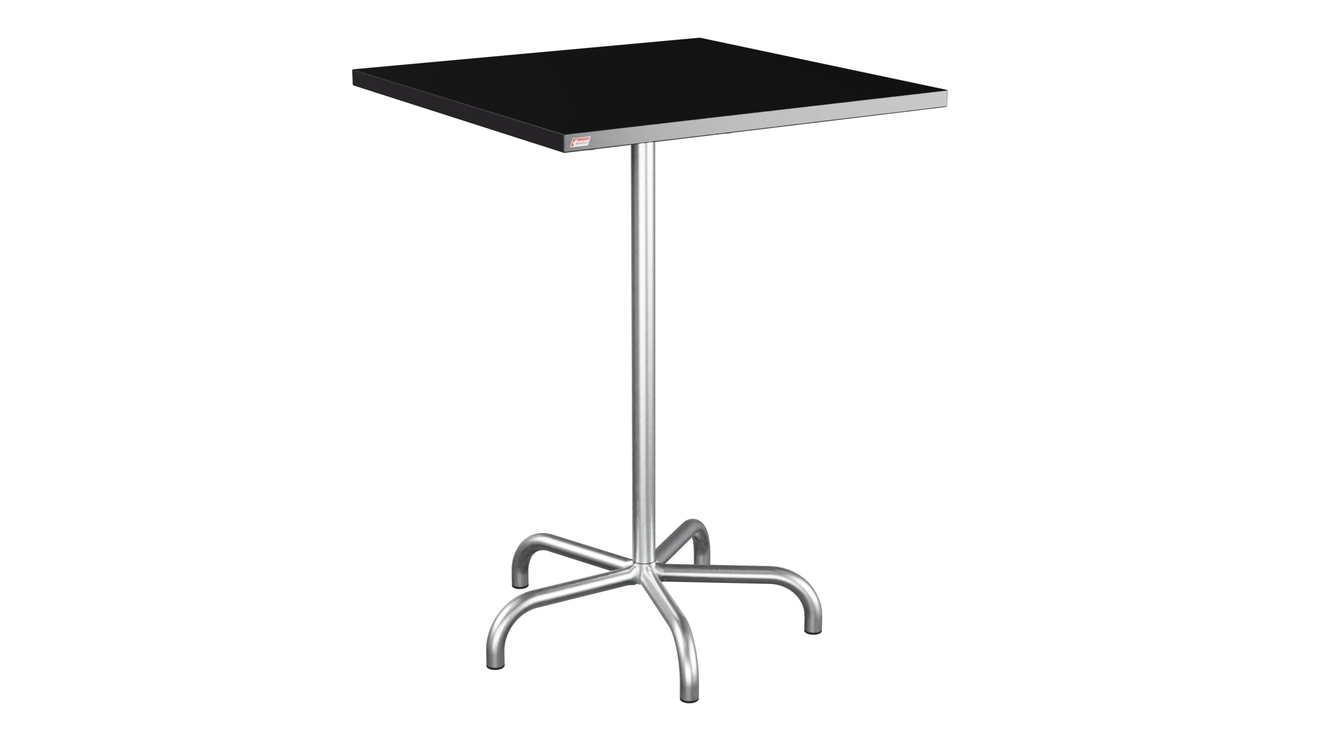 Tavolo bar Säntis in metallo da esterno 80x80/110 pieghevole