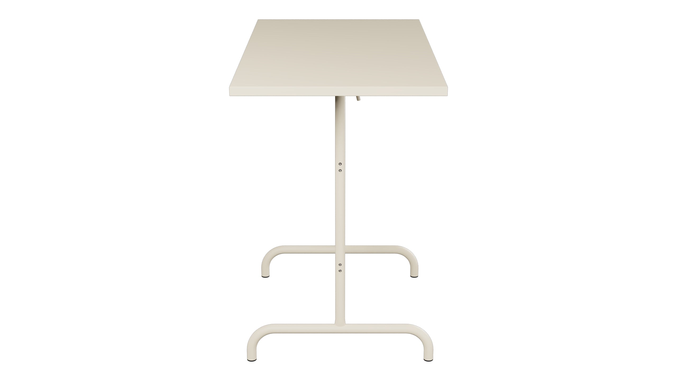 Säntis Metall-Stehtisch Outdoor 130x70 /110 klappbar in Pastellsand präsentiert im Onlineshop von KAQTU Design AG. Hochtisch Outdoor ist von Schaffner