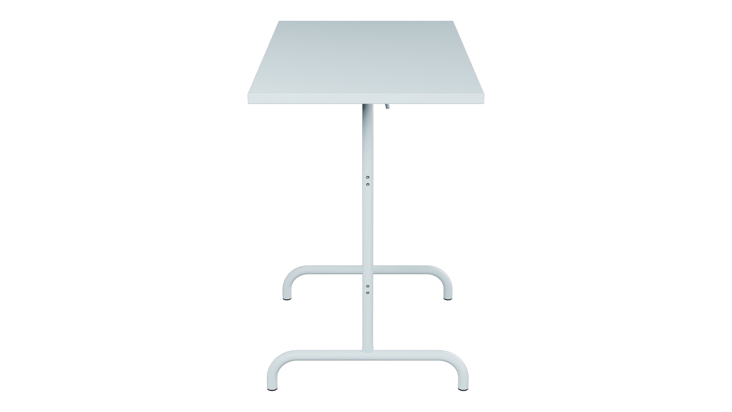 Säntis Metall-Stehtisch Outdoor 130x70 /110 klappbar in Pastellblau präsentiert im Onlineshop von KAQTU Design AG. Hochtisch Outdoor ist von Schaffner